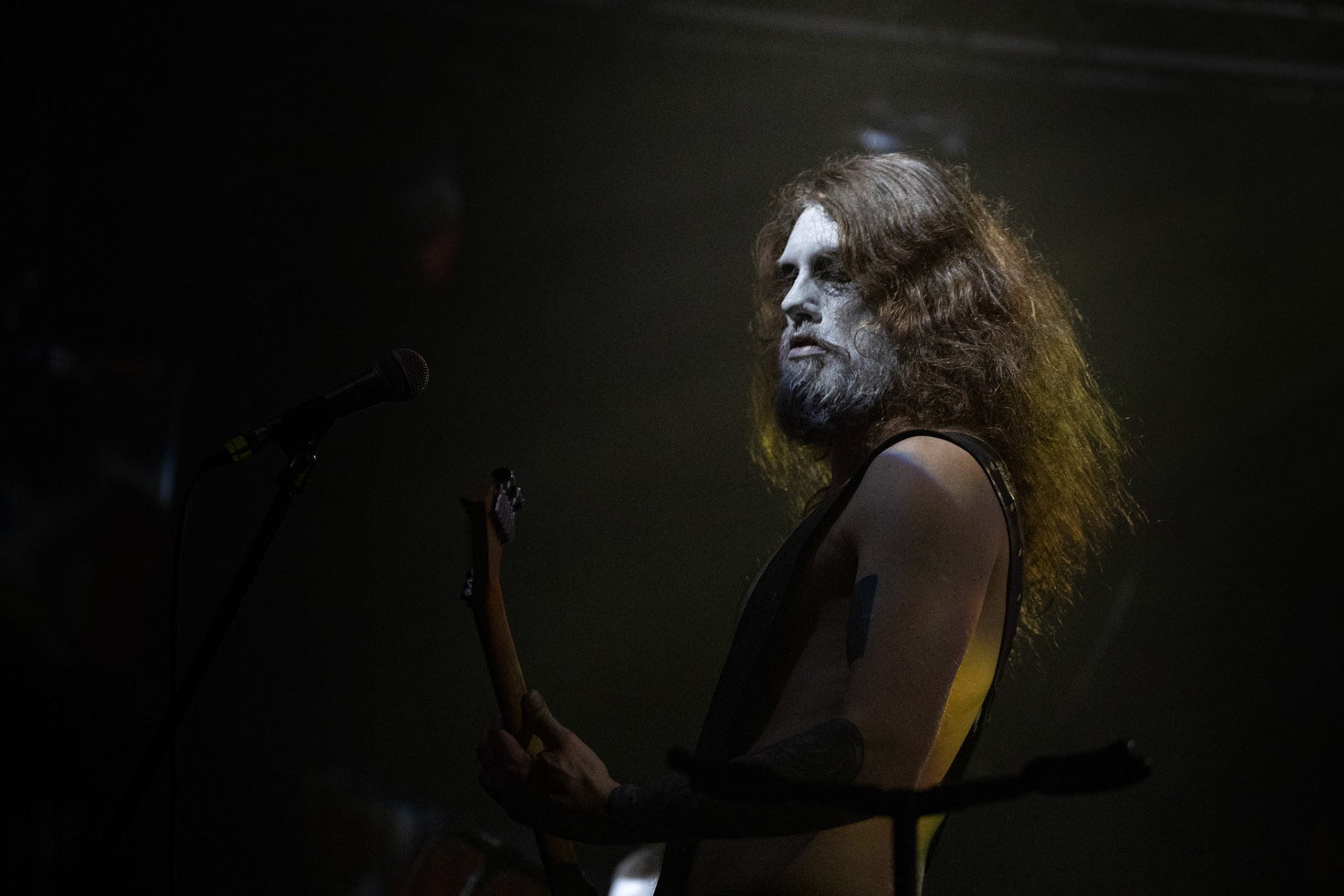 15.12.2019 koncert polskiego zespołu pieśni i końca Furia, Merry Christless 2019, Warszawa Klub Progresja,
zespół Nihila, kolektyw Let The World Burn, black metal, eksperymentalny metal, nekrofolk,
n/z Michał "Nihil" Kuźniak – wokal, sample, gitara, 
New Aeon Musick, Knock Out Productions
fot. Andrzej Wasilkiewicz/REPORTER