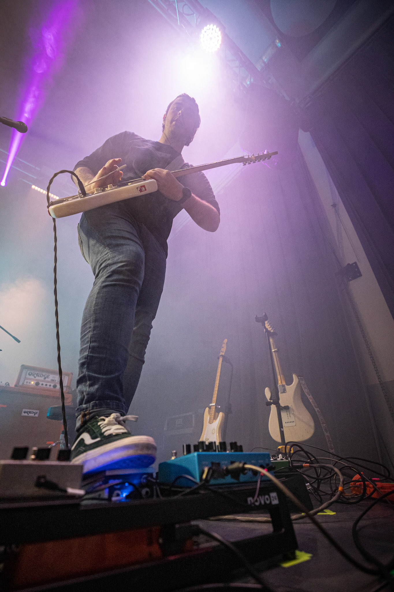 10.04.2022 God Is An Astronaut - Warszawa, klub Niebo. 20-te urodziny pierwszego,  albumu “The Beginning of the End”Napalm Records - post-rock, instrumental, space-rock. Winiary Bookings.Torsten Kinsella – wokal, gitara,Niels Kinsella – gitara basowa, gitaraJamie Dean – instrumenty klawiszowe, syntezatory, gitara,Gazz Carr – gitara,Lloyd Hanney – perkusja,fot. Andrzej Wasilkiewicz/Reporter