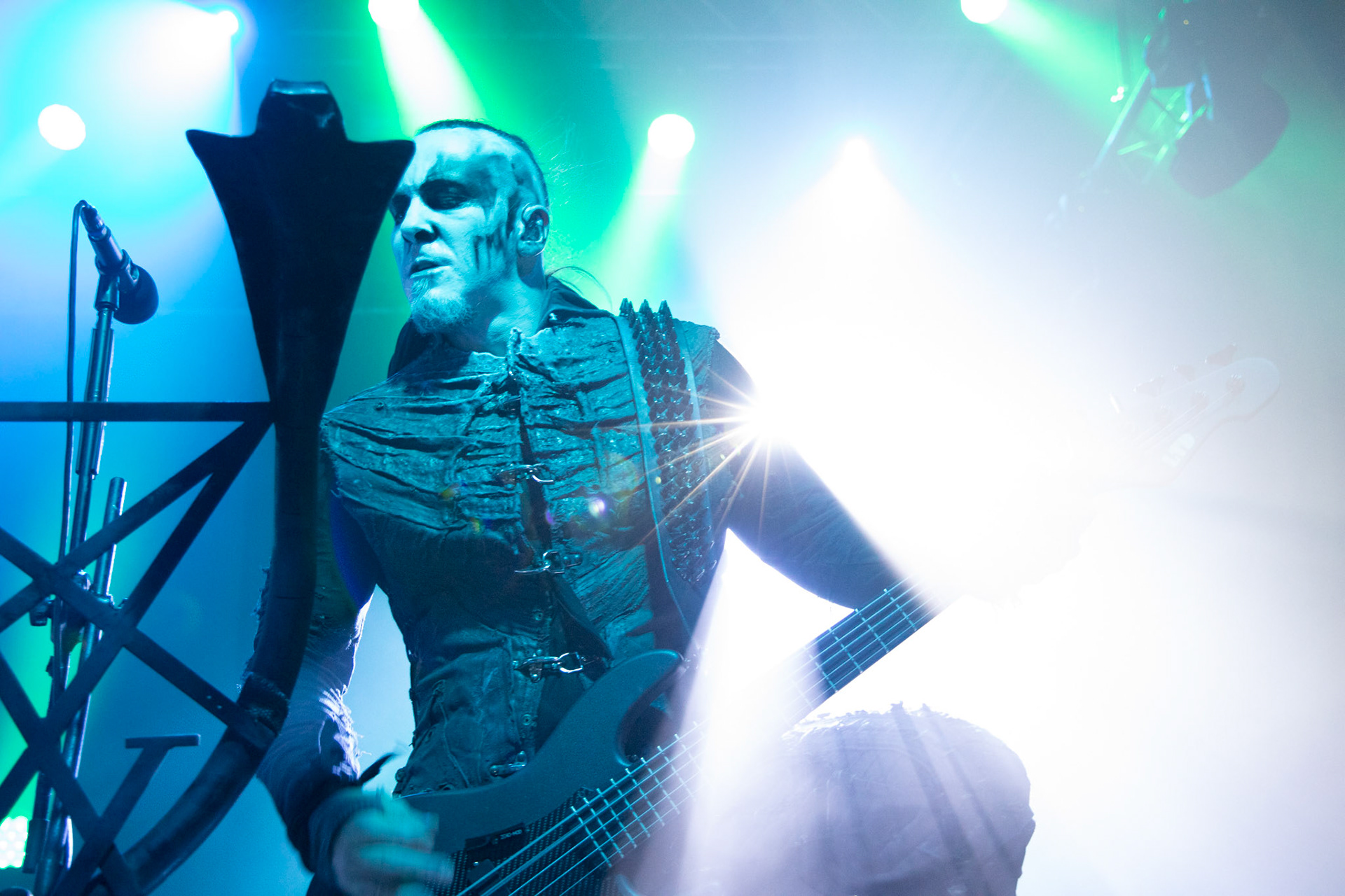 14.12.2018r. Behemoth koncert Merry Christless - Warszawa Progresja, Adam "Nergal" Darski – gitara, wokal prowadzący, 
Zbigniew "Inferno" Promiński – perkusja,
Tomasz "Orion" Wróblewski – gitara basowa, Patryk "Seth" Sztyber – gitara,  fot. Andrzej Wasilkiewicz/Reporter