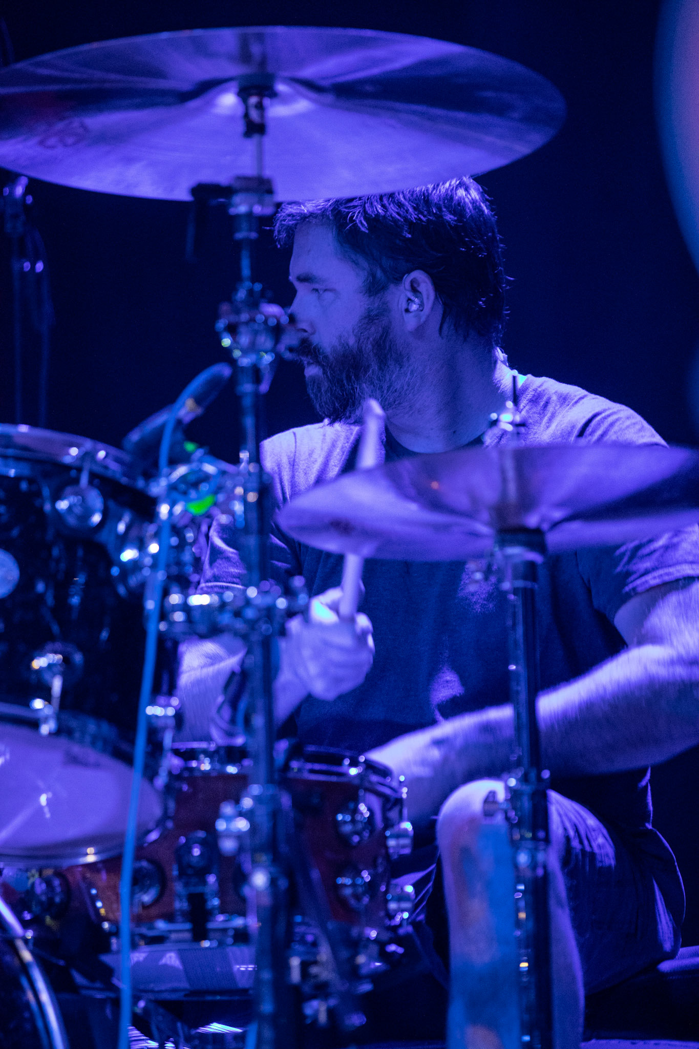 Neurosis - USA Oakland - pionierzy post metalu w warszawskiej Progresji, formacja kalifornijczyków napędzana przez Scott Kelly i Steve von Till wyszła od sluge metal, industrial, doom metal, hardcore punk, grunge, southern rock, po noise rock. Produkcja Knock Out Productions, fot. Andrzej kaziq Wasilkiewicz/Reporter