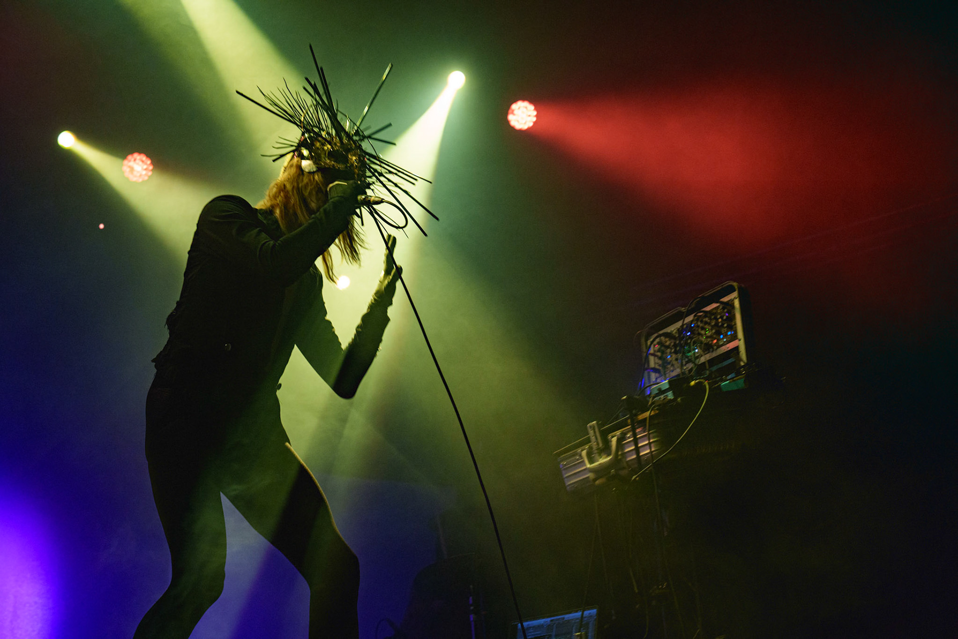 22.10.2021 Chris Corner - jako IAMX, klub Progresja, Warszawa. fot. Andrzej Wasilkiewicz/Reporter