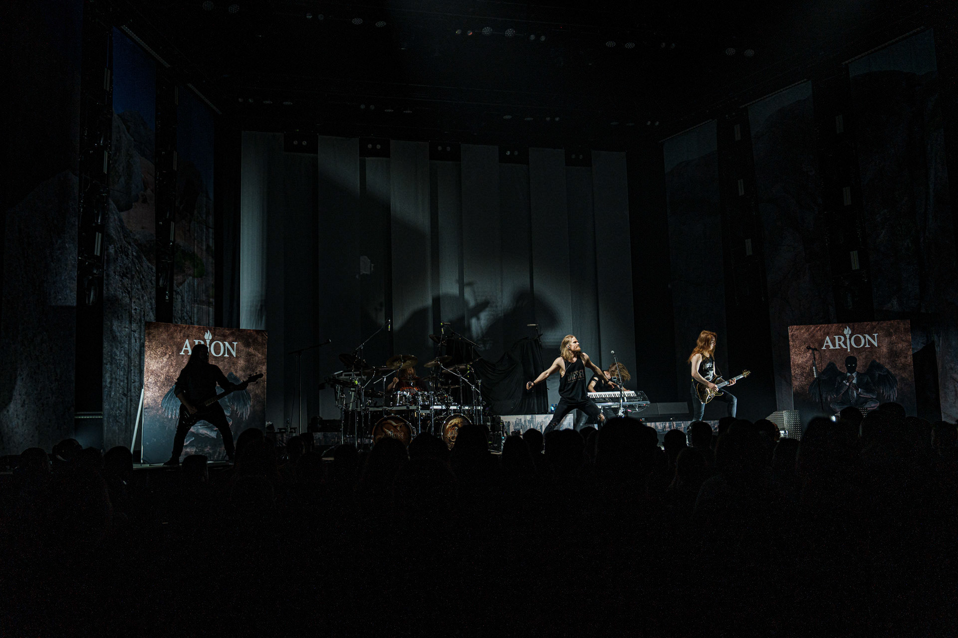 29.01.2023 - Arion  - warszawski koncert finskich metali przed Dream Theater, hala COS Torwar. Produkcja Winiary Bookings. Fot. Andrzej Wasilkiewicz/Reporter