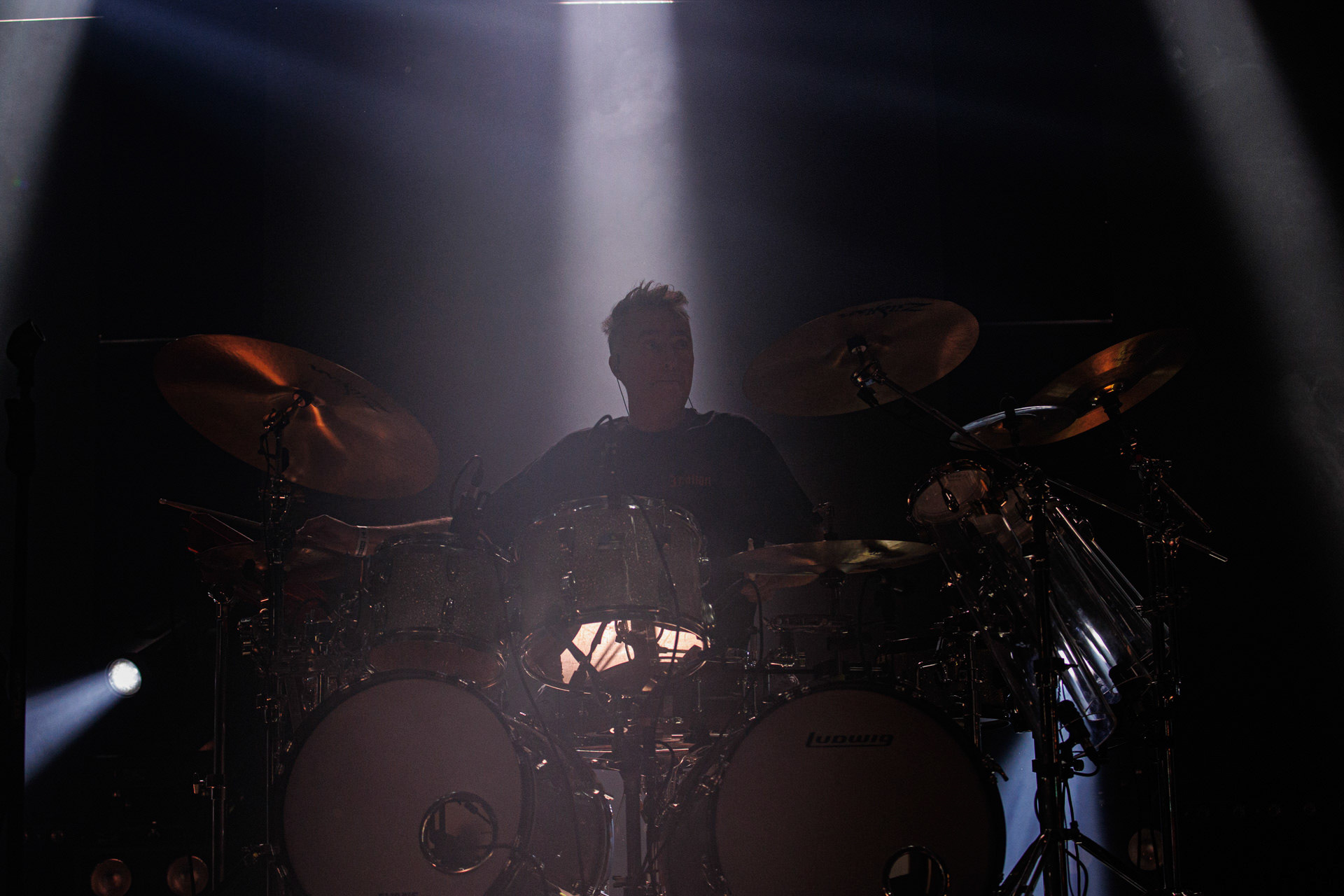 Koncerty Lady Pank - LP1 - w Klubie Stodola. LP1 - 35 lata od premiery albumu.n/z. Kuba Jabłoński – perkusja, Fot. Andrzej kaziq Wasilkiewicz/Reporter