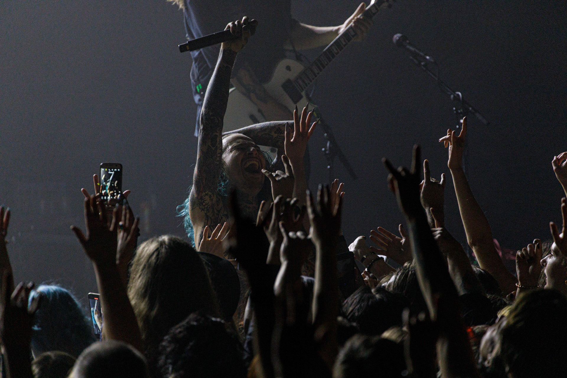 1.10.2022 Lost Society – na warszawskim koncercie trasy Sick and Dangerous Tour 2022 - finski thrash metalowy zespol, zalozony w 2010 roku w Jyvaskyla przez Samy Elbanna. W 2012 roku grupa wygrala w krajowych eliminacjach do Global Battle Of the Bands.  Lost Society zagrali przed BLIND CHANNEL w skladzieSamy Elbanna – wokal, gitara,Arttu Lesonen – gitara,Mirko Lehtinen – gitara basowa,Ossi Paananen – perkusja,Produkcja Winiary Bookings, klub Progresja, patronat Antyradio,fot. Andrzej Wasilkiewicz/Reporter