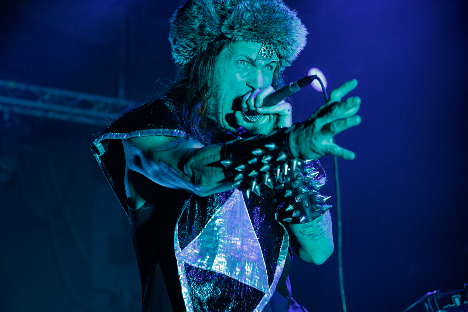 29.04.2022 Otto Von Schirach - nadrealna muzyka elektroniczna z elementami noise, gore grind, hip-hop, death metal. n/z Otto Von Schirach Produkcja Knock Out Productions, klub Progresja.Wytwornia Ipecac,fot. Andrzej Wasilkiewicz/Reporter