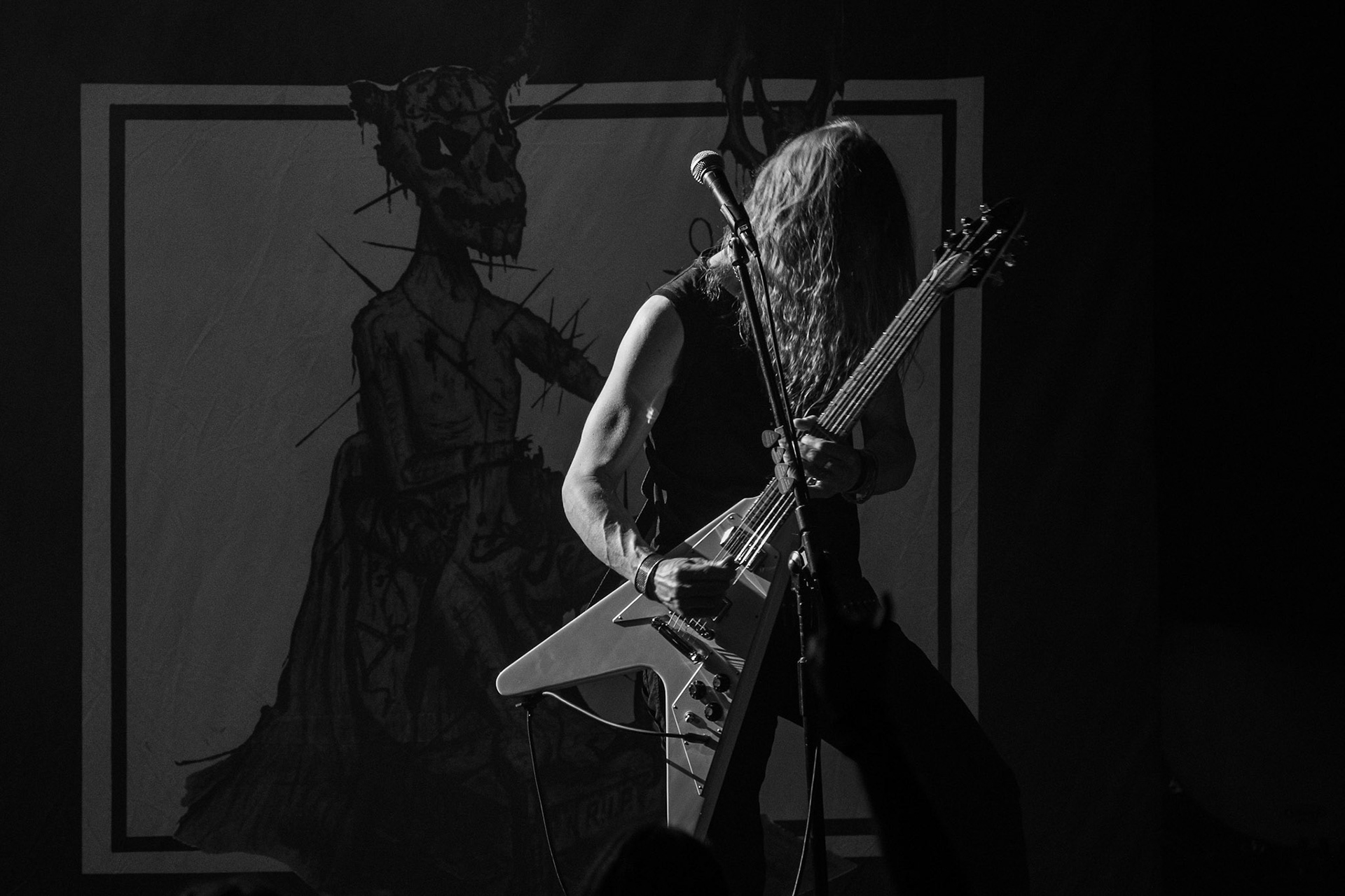 15.12.2019 koncert szwajcarów z Hellhammer: Triumph of Death, Merry Christless 2019, Warszawa Klub Progresja,
zespół Thomasa Gabriela Fishera, black metal, death metal, n/z Michael Zech gitara, wokal,
New Aeon Musick, Knock Out Productions
fot. Andrzej Wasilkiewicz/REPORTER