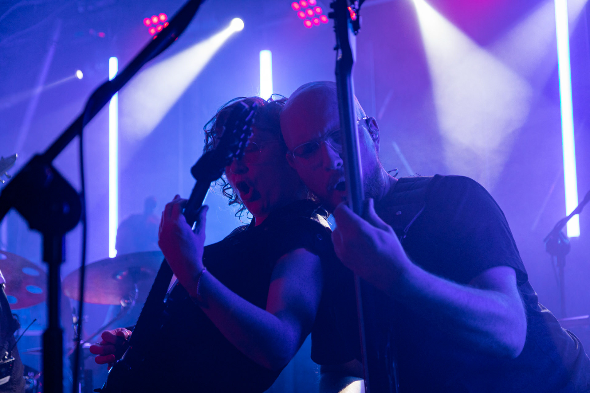 13.09.2022 VOYAGER - Warsaw pop/prog/power/rock/metal.Danny Estrin - Lead Vocals/Keys/Programming,Simone Dow - Guitars,Alex Canion - Bass/Backing Vocals,Scott Kay - Guitars,Ashley Doodkorte - Drums,Produkcja Knock Out Productions,Hydrozagadkafot. Andrzej Wasilkiewicz/kaziq.com