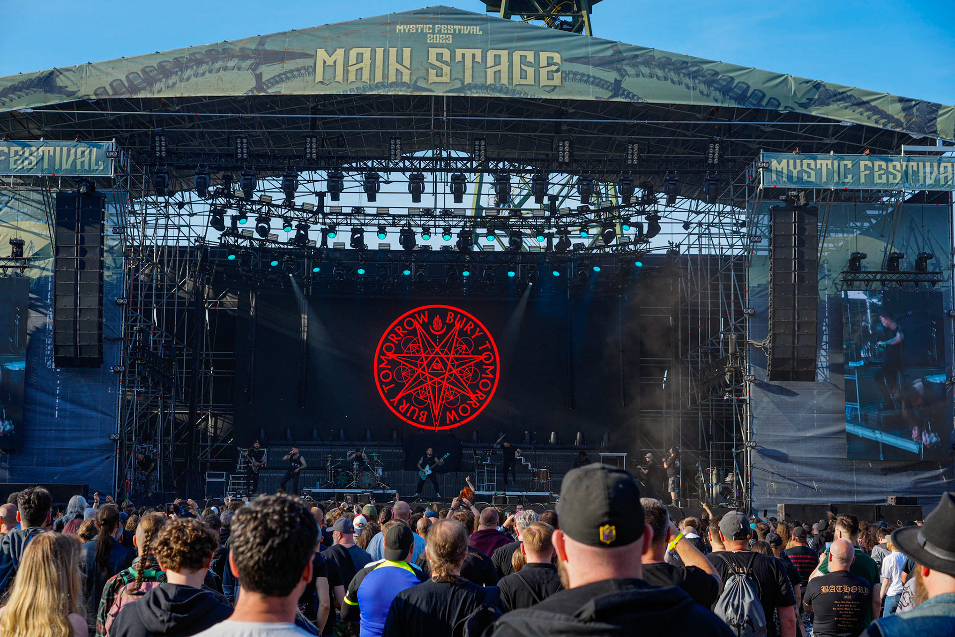 10.06.2023 Bury Tomorrow trzeci dzien festiwaluMystic Festival 2023, Stocznia Gdanska fot. Andrzej Wasilkiewicz/Reporter