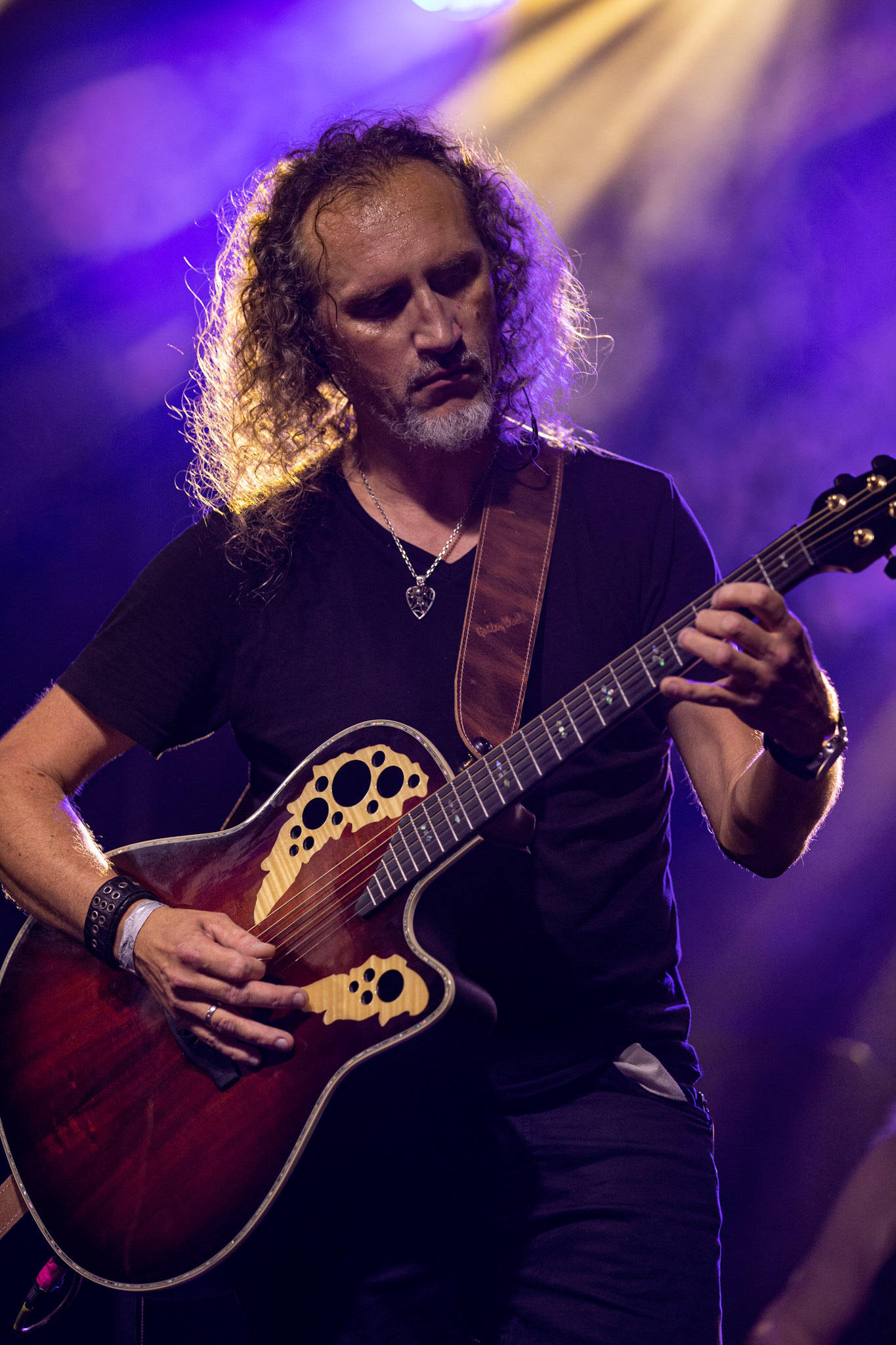 12.09.2021 - KAT i Roman Kostrzewski - koncert "Do zobaczenia w piekle" Wroclaw, Centrum Koncertowe A2.  Marek „Spider” Pająk (Vader),fot. Andrzej kaziq Wasilkiewicz