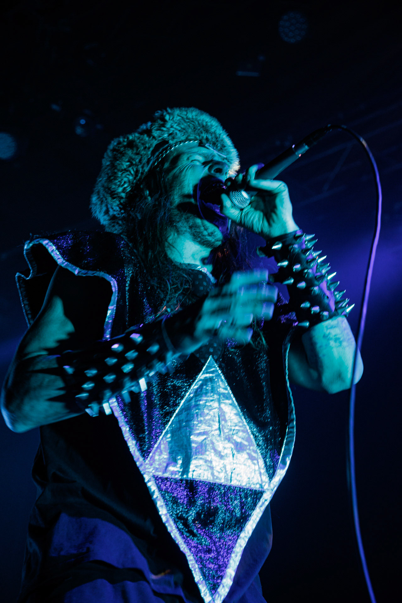 29.04.2022 Otto Von Schirach - nadrealna muzyka elektroniczna z elementami noise, gore grind, hip-hop, death metal. n/z Otto Von Schirach Produkcja Knock Out Productions, klub Progresja.Wytwornia Ipecac,fot. Andrzej Wasilkiewicz/Reporter