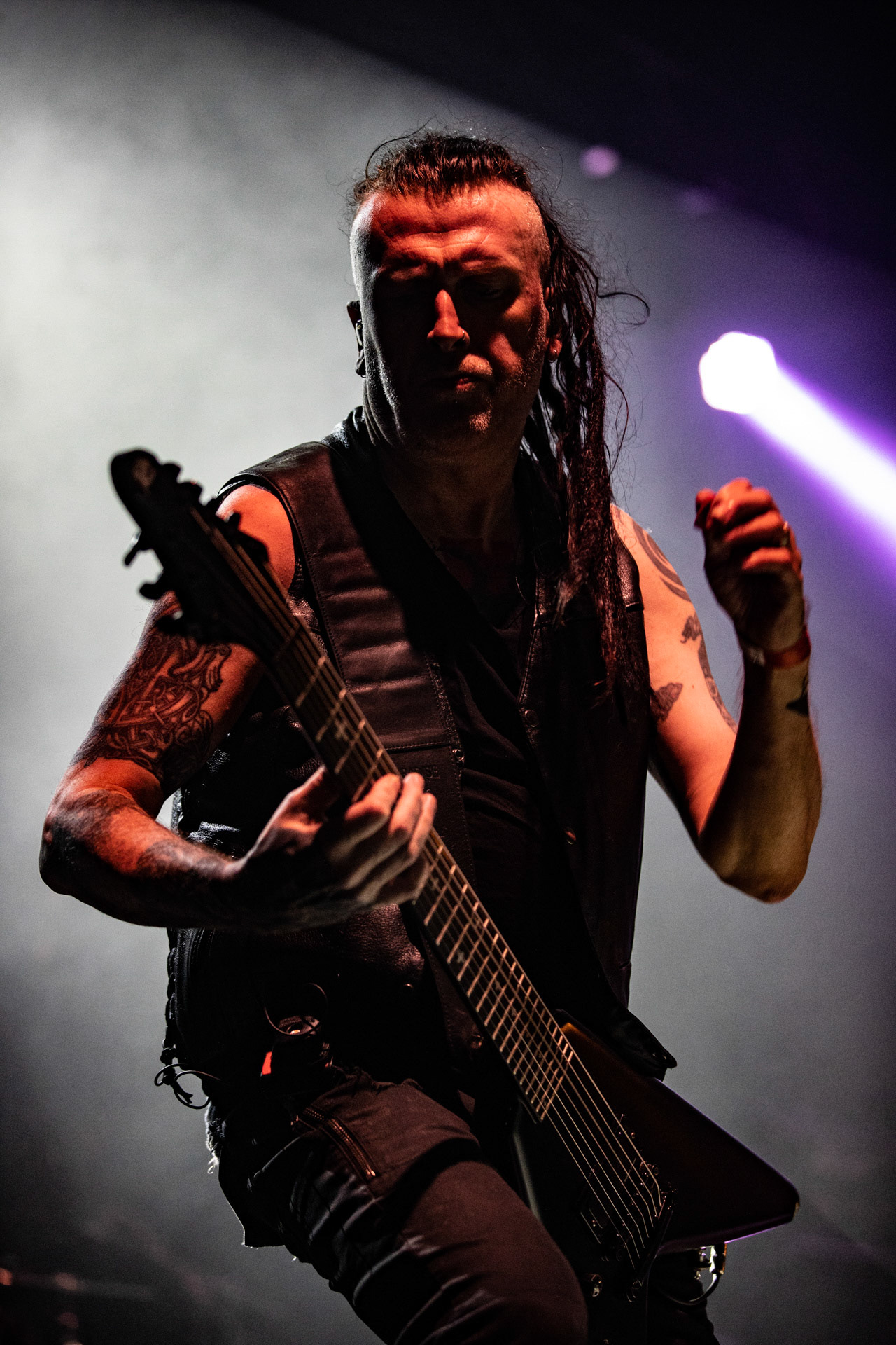 16.09.2021 Paradise Lost - koncert Krakow, Hype Park, Knock Out Production, Nuclear Blast, n/z Gregor Mackintosh – gitara prowadząca,Fot. Andrzej Wasilkiewicz/Reporter