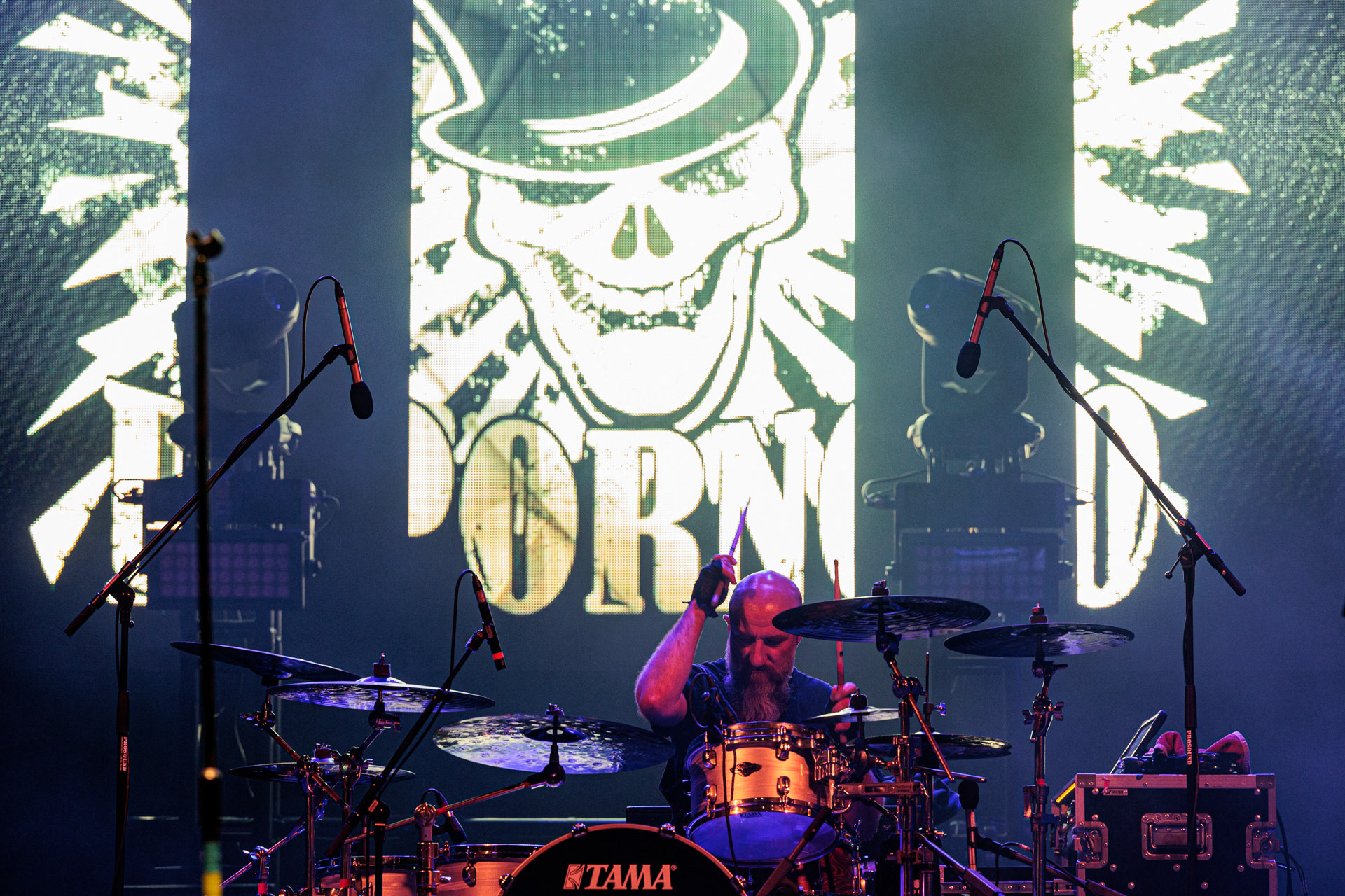 13.05.2022 Pidzama Porno Juwenalia Politechniki Warszawskiejn/z Rafal Kuzyn Piotrowiak – perkusja,punk rock, rock, reggae, S.P. Records.fot. Andrzej Wasilkiewicz/Reporter