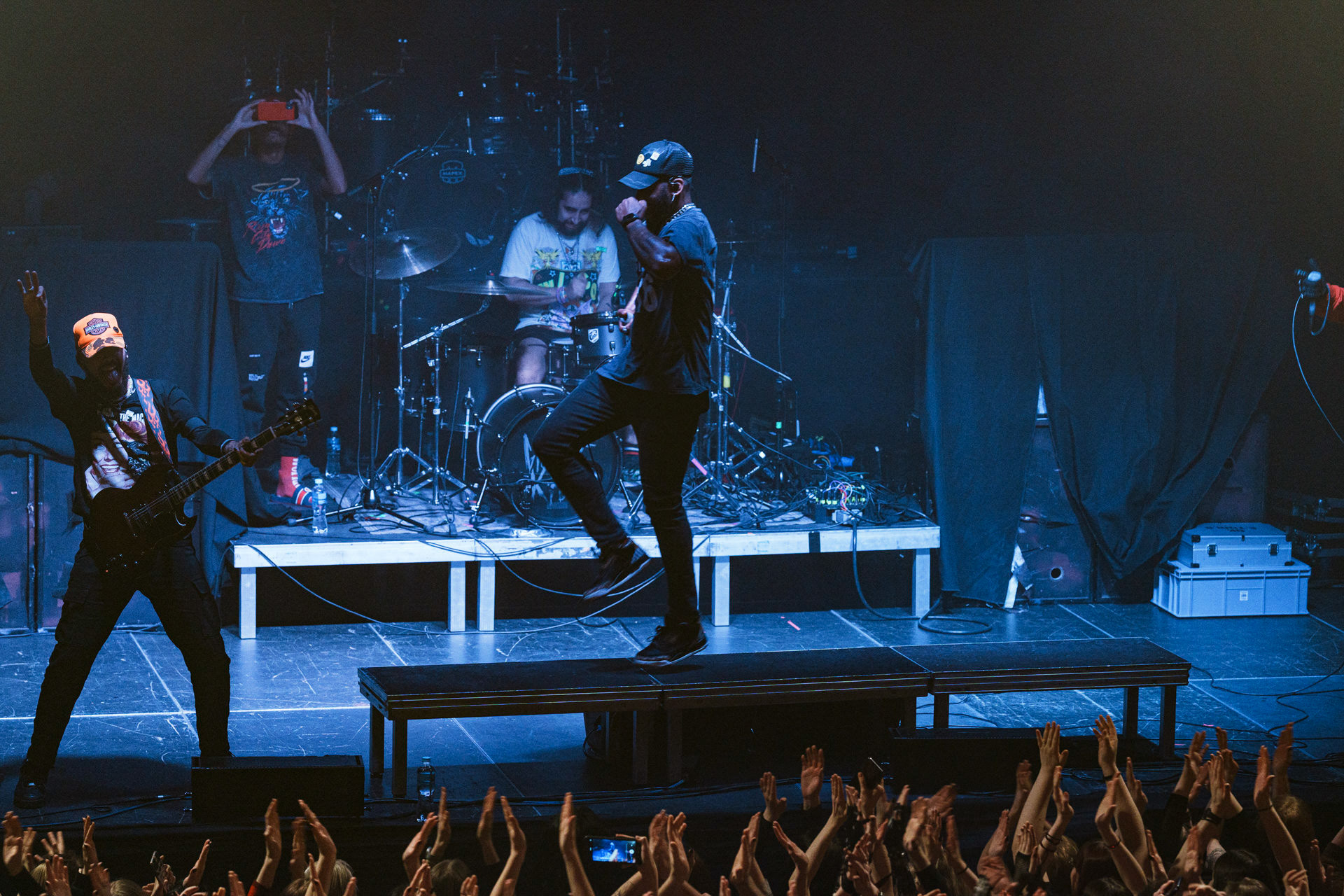 2023.02.10 Oxymorrons - USA - to amerykanski alternatywny zespol mieszajacy style hip-hop, rock, core, noise, z Queens w stanie Nowy Jork. Winiary Bookings. Fot. Andrzej Wasilkiewicz/Reporter