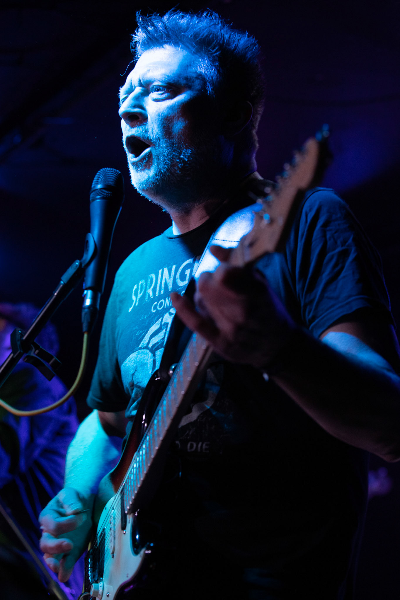 14.02.2020  Dr MISIO koncert w warszawskim Remoncie w ramach trasy Punky Reggae live 2020 N/Z  Gitara: Paweł Derentowicz
 fot. Andrzej Wasilkiewicz/REPORTER