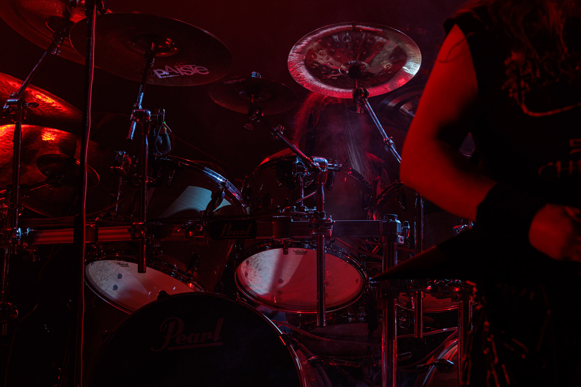 18.02.2022r - Azarath - jako gosc specjalny na warszawskim koncercie Vader w Progresji.n/z Marcin Skullripper – wokal, gitara, n/z Bartlomiej Bart Szudek – gitara, n/z Piotr P. Ostrowski – gitara basowa, n/z Zbigniew Inferno Prominski – perkusja, Left Hand Sounds, Knock Out Productions, Massive Music,fot. Andrzej Wasilkiewicz/Reporter