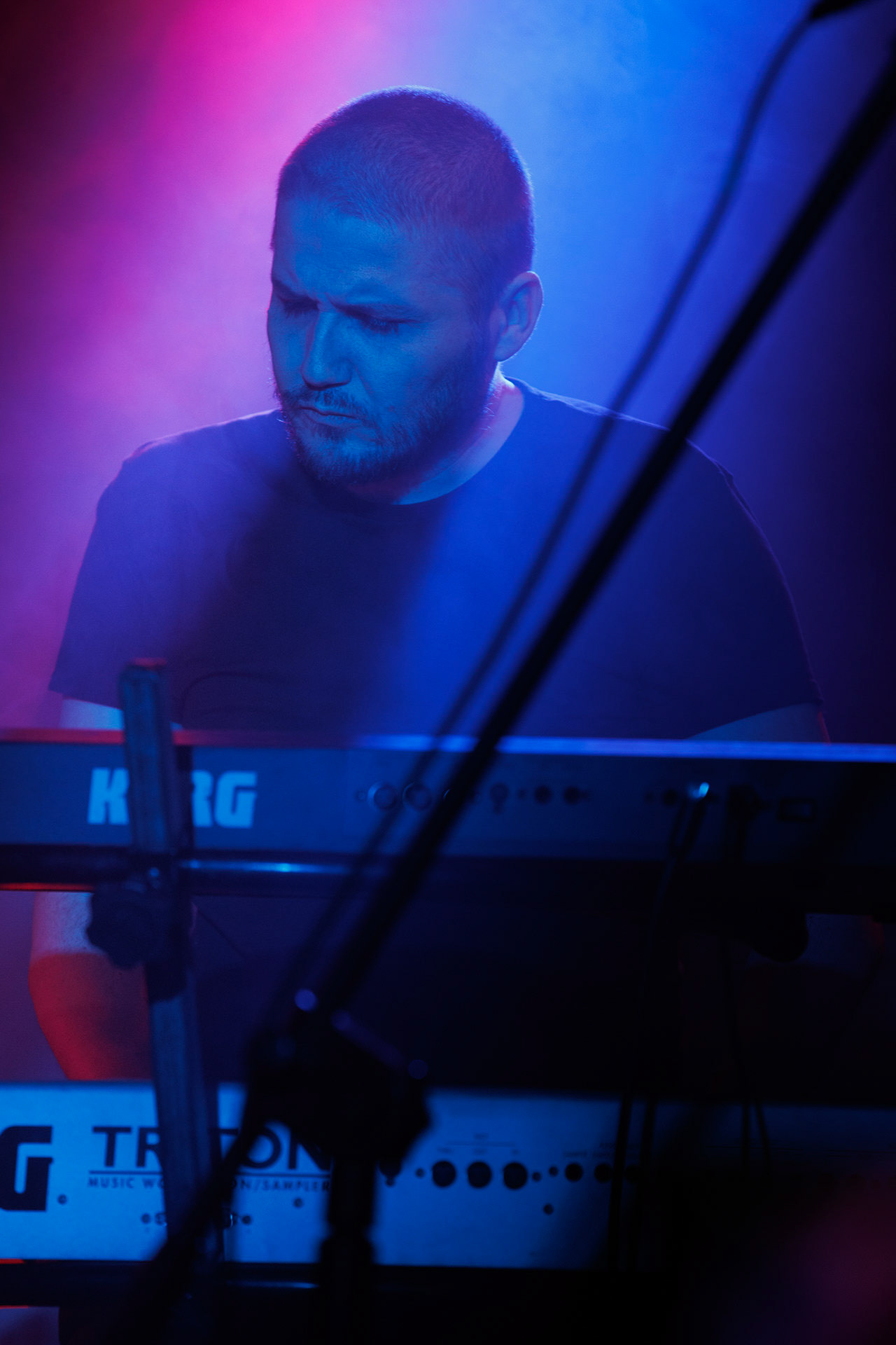 Painthing - death, doom metal.Koncert Czwarta Fala MMXXII klub VooDoo Warszawa.n/z Kuba Grobelny – guitar, vocal, n/z Bartłomiej Kaczor – guitar, n/z Darek Ojdana – keys, n/z Jan Rajkow-Krzywicki – bass,n/z Tomasz Śwital – drums,Fot. Andrzej Wasilkiewicz/kaziq.com