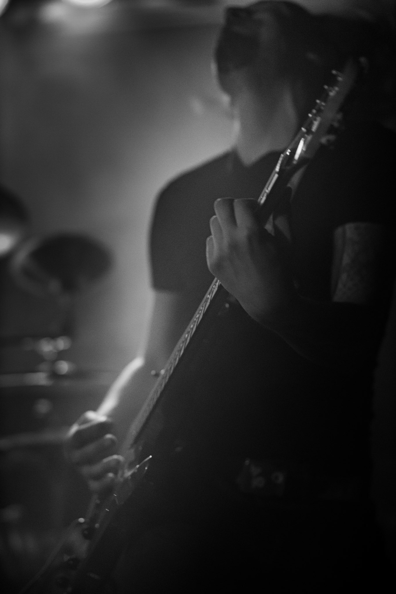 Koncert 4dots - 20.12.2019 Warszawa Klub Pogłos, n/z W. Jarawka guitar, Post something, Post something else, fot. Andrzej Wasilkiewicz/REPORTER