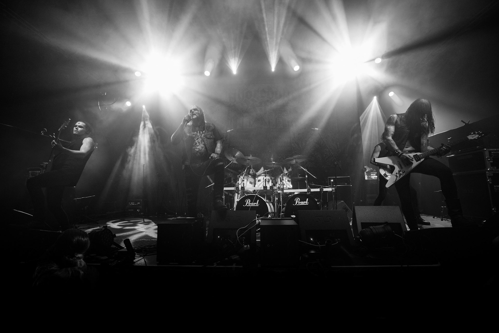 WHOREDOM RIFE - Norwegia - black metal,
koncert w Warszawskiej Progresji w ramach trasy Ecclesia Diabolica Baltica.
fot. Andrzej Wasilkiewicz/Reporter