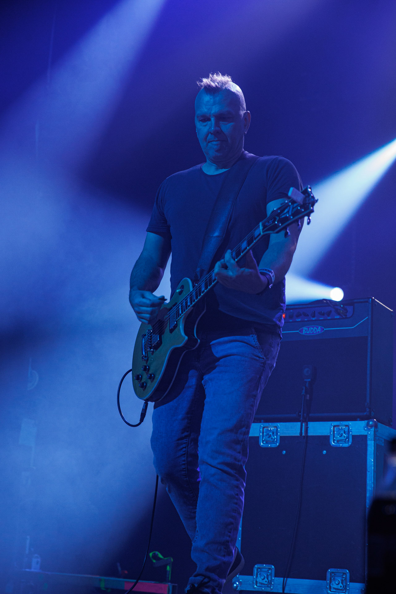 15.01.2022 KULT - koncert Pomaranczowa Trasa 2021/2022 - Warszawa Stodoła, Kult konczy w doskonalej formie przeniesiony z jesieni ostatni koncert Pomaranczowej Trasy 2021, publicznosc nie zawiodla, pelna sala.   n/z Tomasz Goehs perkusja,Rock, rock progresywny, rock alternatywny, punk, nowa fala, polski rock.fot. Andrzej kaziq Wasilkiewicz/Reporter