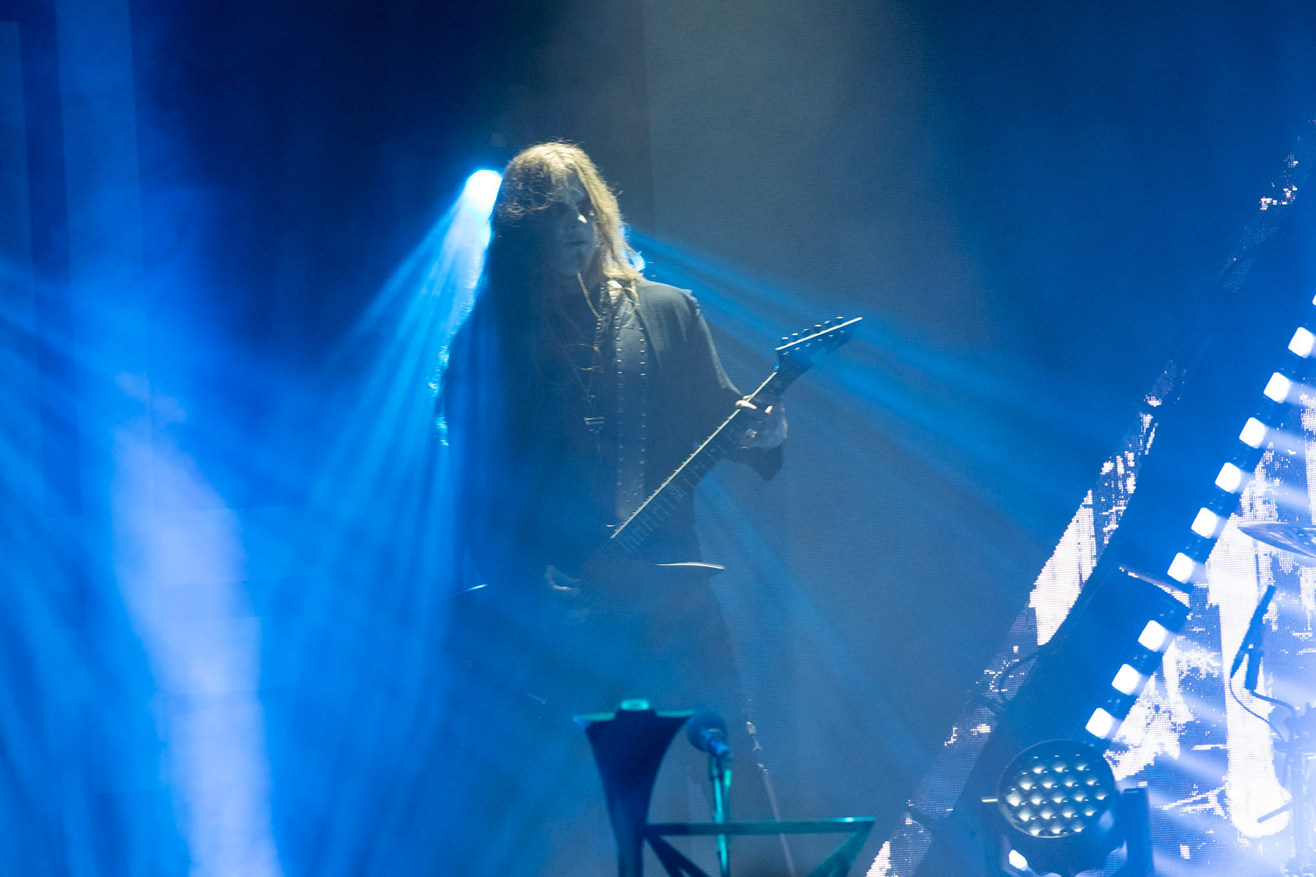 14.12.2018r. Behemoth koncert Merry Christless - Warszawa Progresja, Adam "Nergal" Darski – gitara, wokal prowadzący, 
Zbigniew "Inferno" Promiński – perkusja,
Tomasz "Orion" Wróblewski – gitara basowa, Patryk "Seth" Sztyber – gitara,  fot. Andrzej Wasilkiewicz/Reporter