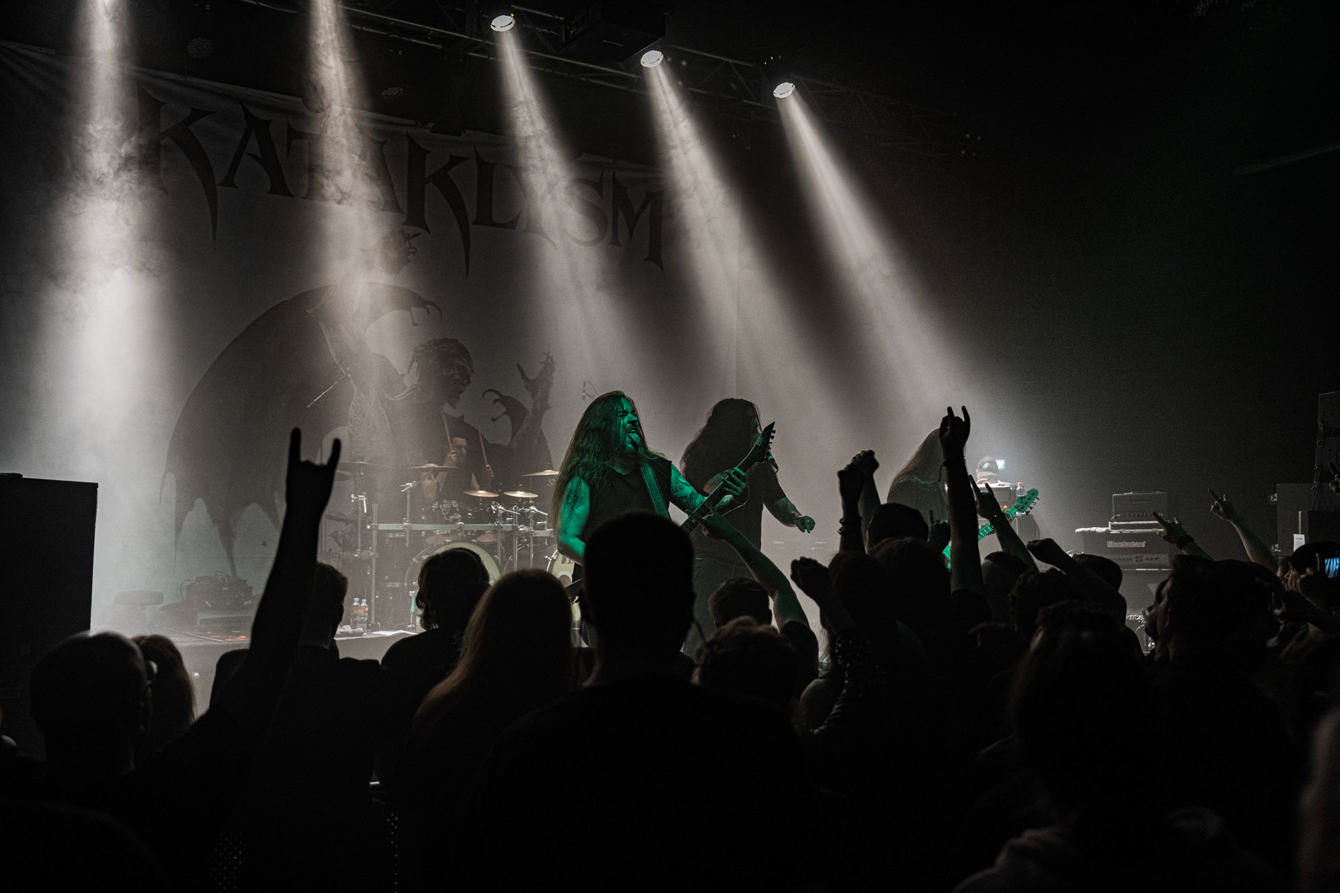 14.04.2023 Kataklysm - kanadyjski melodic death metal. Knock Out Productions, klub Progresja Warszawa. fot. Andrzej Wasilkiewicz/kaziq.com