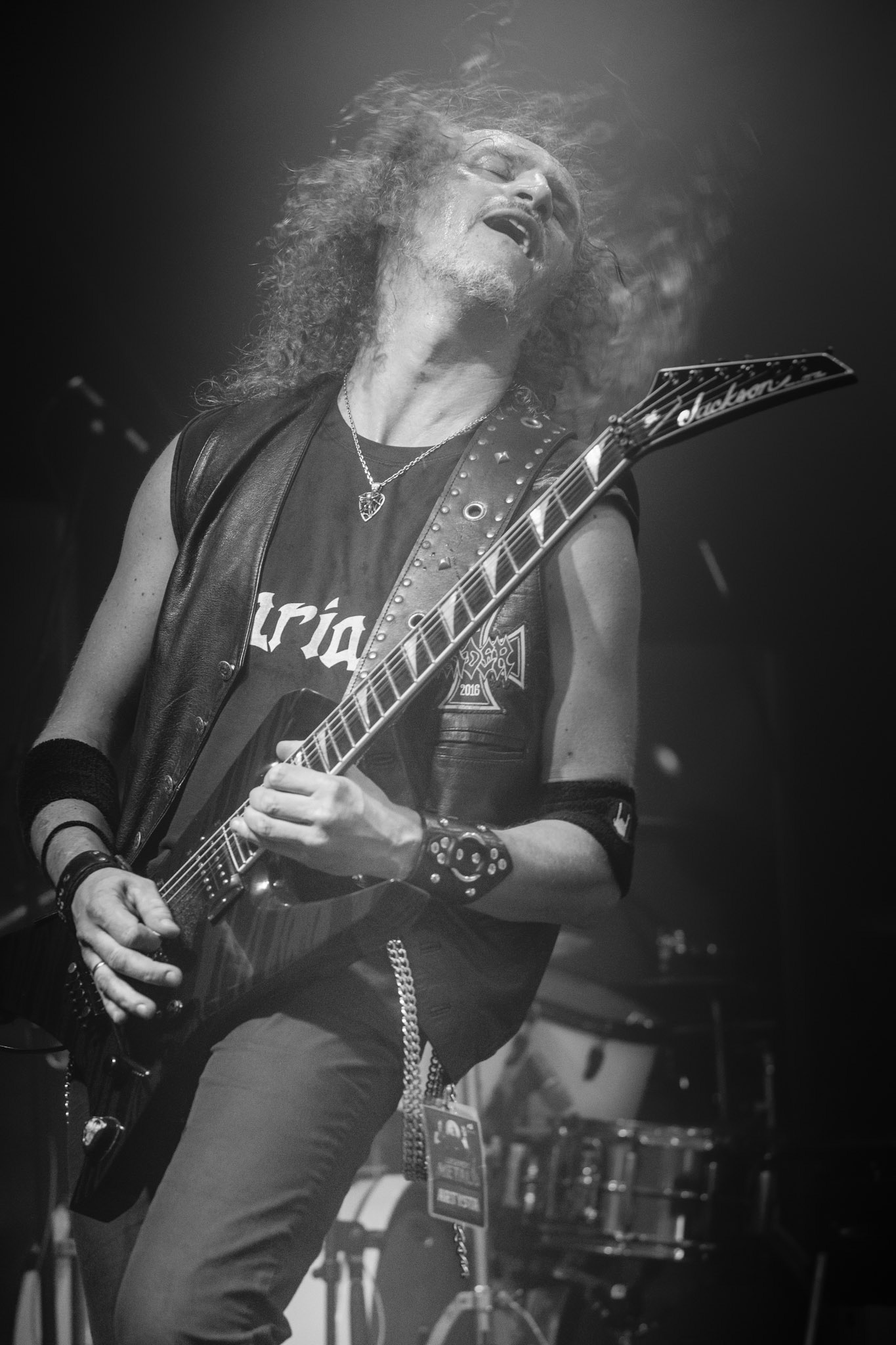 Legendy Metalu Vader - Death Metal - koncert Legendy Metalu w warszawskiej Progresji, 
Peter: Guitar + Vocals
Pajak: Guitar
Hal: Bass
James: Drums
fot. Andrzej kaziq Wasilkiewicz/Reporter