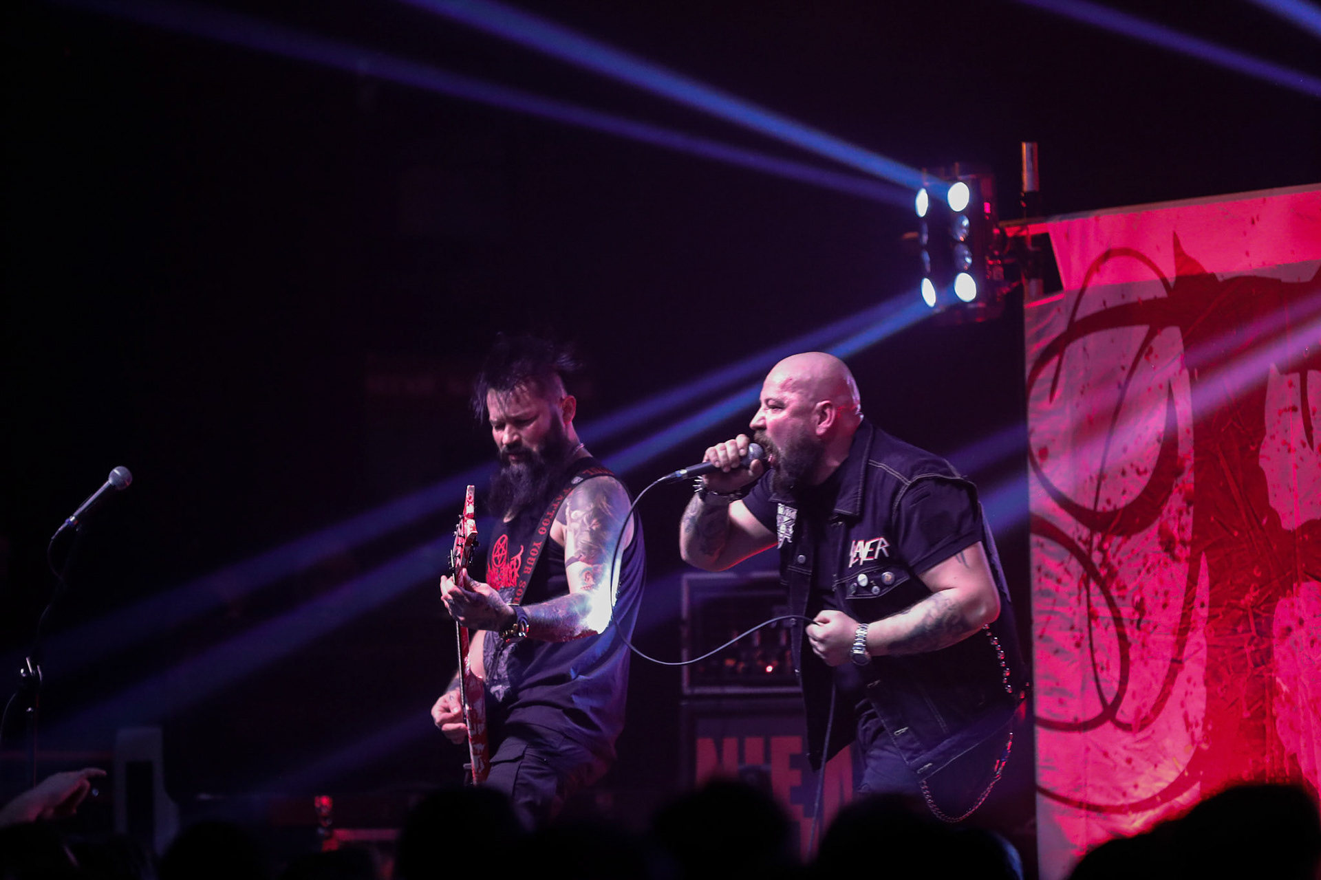 30.11.2018 FRONTSIDE - Knock Out Tour 2018 - Warszawa Progresja - FRONTSIDE  - metalcore, meathcore,
Marcin "Auman" Rdest wokal, 
Mariusz "Demon" Dzwonek gitara, 
Dariusz "Daron" Kupis gitara, 
Wojciech Nowak gitara basowa,
Tomasz "Toma" Ochab perkusja,
  fot. Andrzej Wasilkiewicz/Reporter