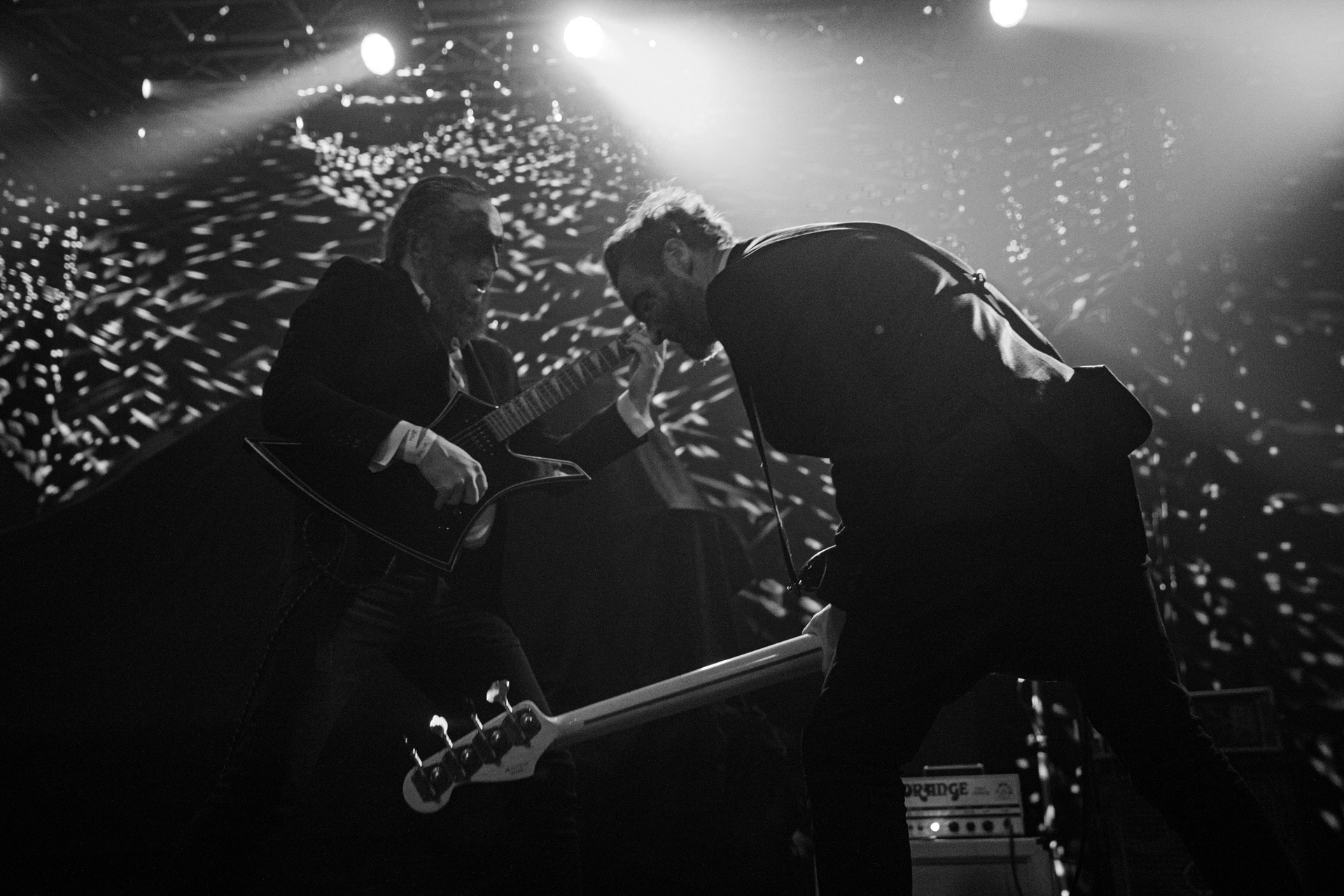 18.12.2021 Masturbator - Antysylwester Antyradia, 18 lat klubu Progresja,n/z Vithor/ growl-git, n/z Raefoth/bas, n/z Czaha/beki, n/z Mayhem/git,metal, blackmetal, thrashmetal, satanic old skull metal, fot. Andrzej Wasilkiewicz/Reporter