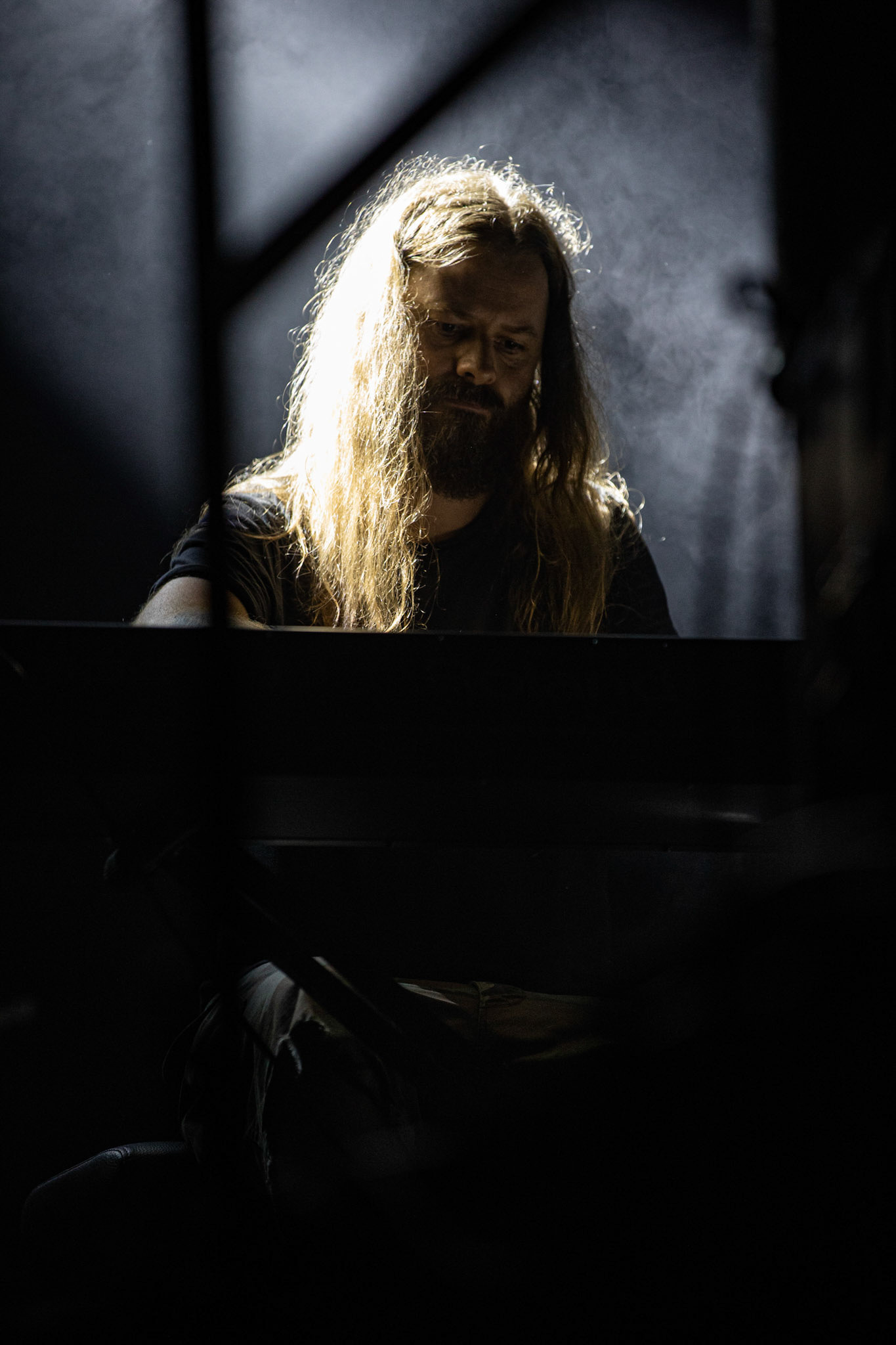 12.09.2021 - KAT i Roman Kostrzewski - koncert "Do zobaczenia w piekle" Wroclaw, Centrum Koncertowe A2.  Wacław „Vogg” Kiełtyka (Decapitated),fot. Andrzej kaziq Wasilkiewicz