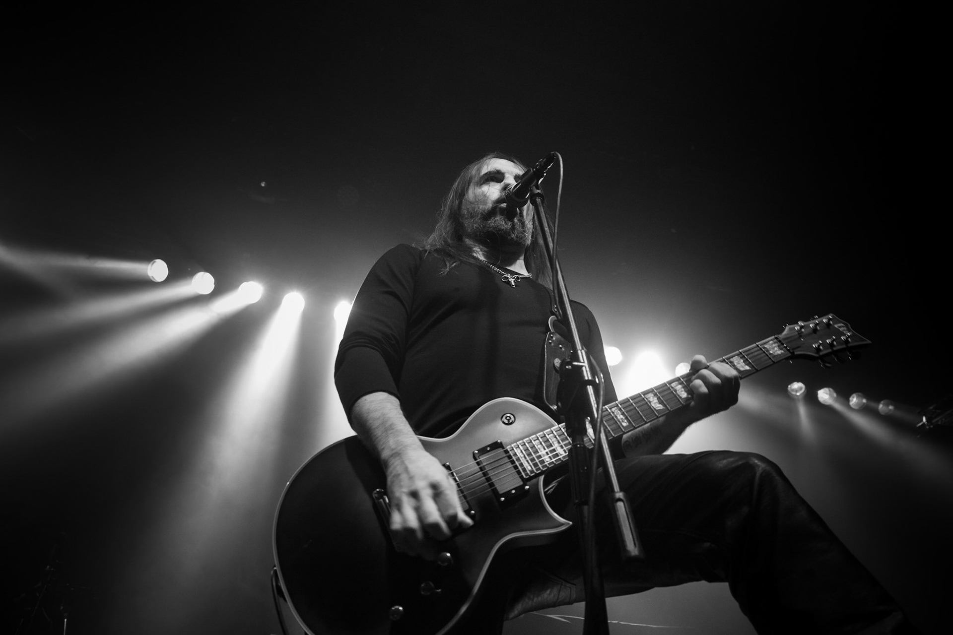 25.11.2019 Warszawa Klub Progresja Europejska Trasa Moonspell z Rotting Christ 2019 
koncert Rotting Christ
N/z Sakis Tolis gitara wokal
N/z Themis Tolis perkusja 
N/z Vagelis Karzis gitara basowa
N/z George Emmanuel  gitara
fot. Andrzej Wasilkiewicz/REPORTER