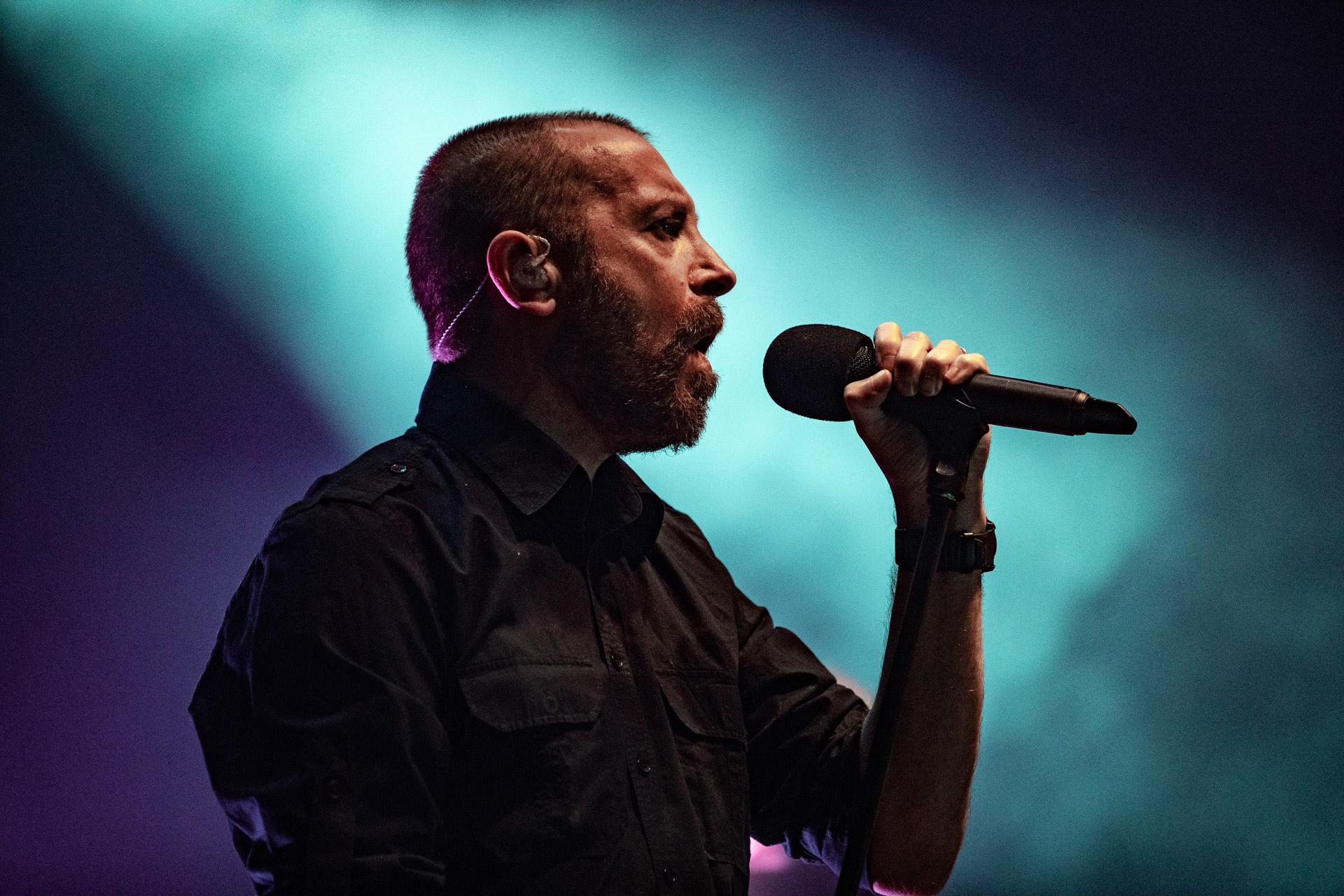 16.09.2021 Paradise Lost - koncert  Krakow, Hype Park,Knock Out Production, Nuclear Blast, n/z Nick Holmes – wokal,Fot. Andrzej Wasilkiewicz/Reporter