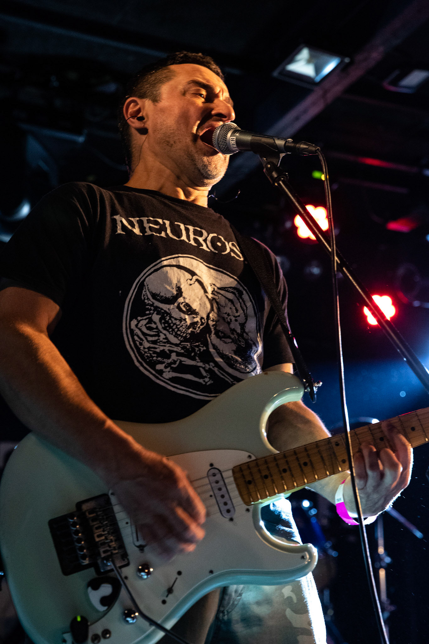 8.12.2018r Dezerter koncert Proxima, Robert Robal Matera gitara, wokal, Krzysztof Grabowski perkusja, fot. Andrzej Wasilkiewicz/Reporter