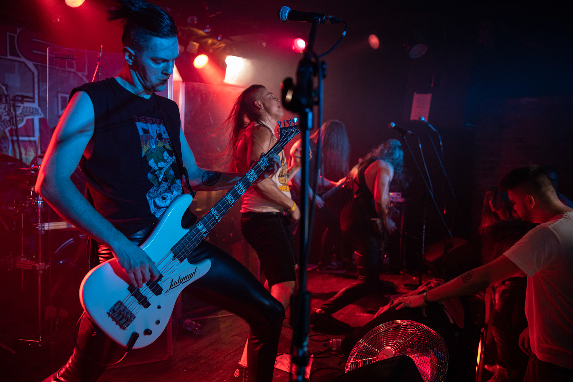 1.02.2020 Blood For Blood Tour part I. koncert zespołu Tester Gier - Crossover Thrash, Punk, Hardcore, Metal, Warszawa klub VooDoo, fot. Andrzej Wasilkiewicz/REPORTER