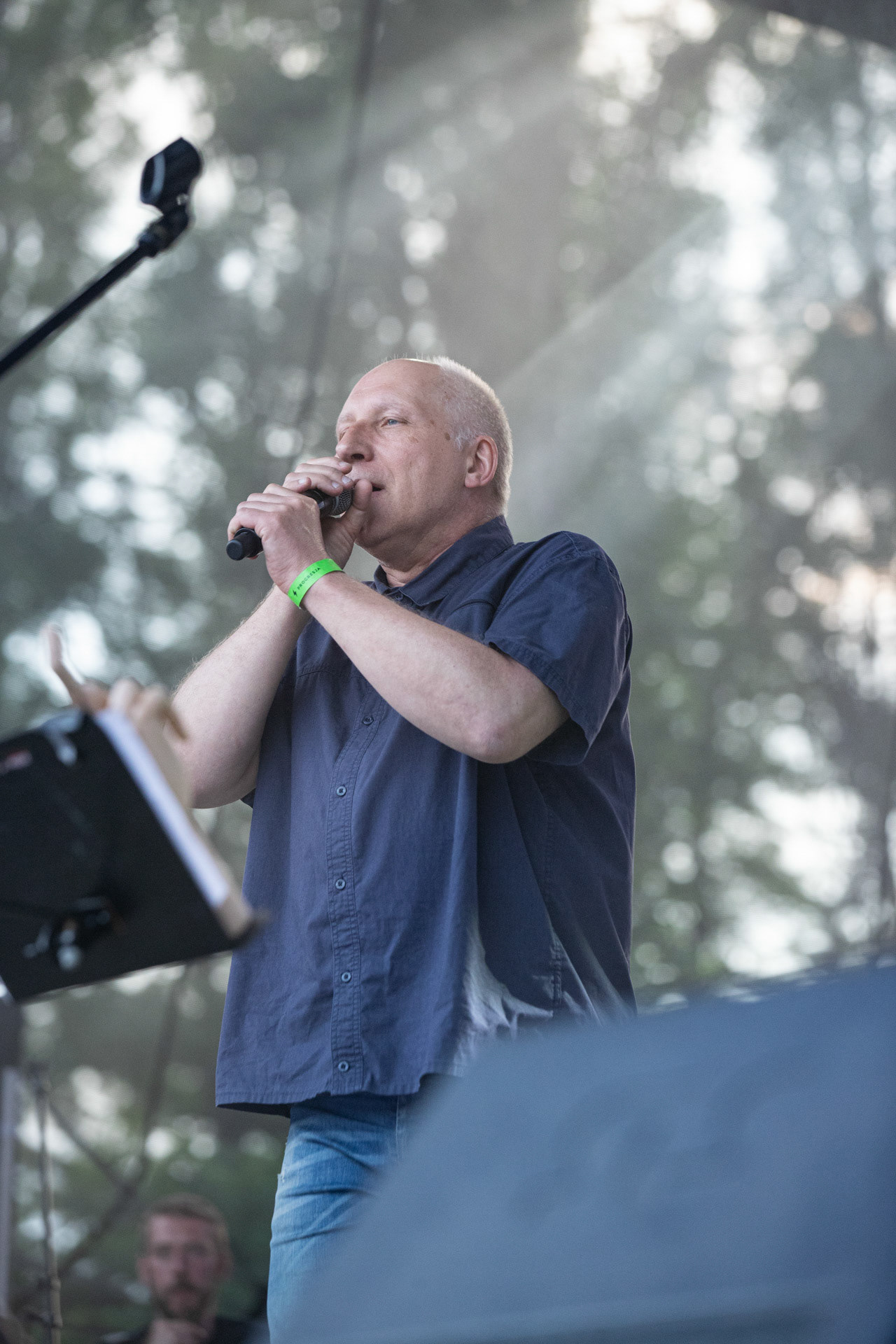 Elektryczne Gitary - koncert Zacieralia w warszawskiej Progresji.Gramy Do Woli - Warszawa, Progresja.Kuba Sienkiewicz - wokal,Fot. Andrzej Wasilkiewicz/Reporter