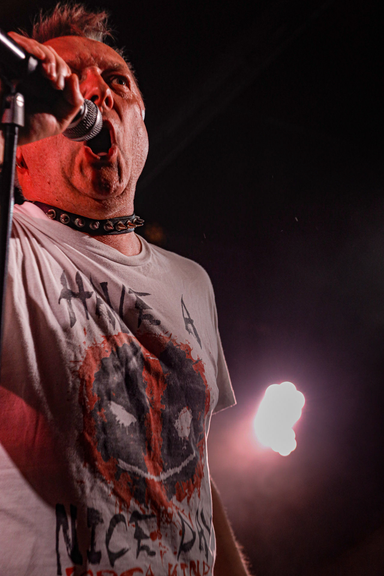 25.08.2022 TZN Xenna - warszawska grupa punkowa z frontmenem Krzysztofem Zygzakiem Chojnackim przed warszawskim koncertem The Exploited.fot. Andrzej Wasilkiewicz/Reporter