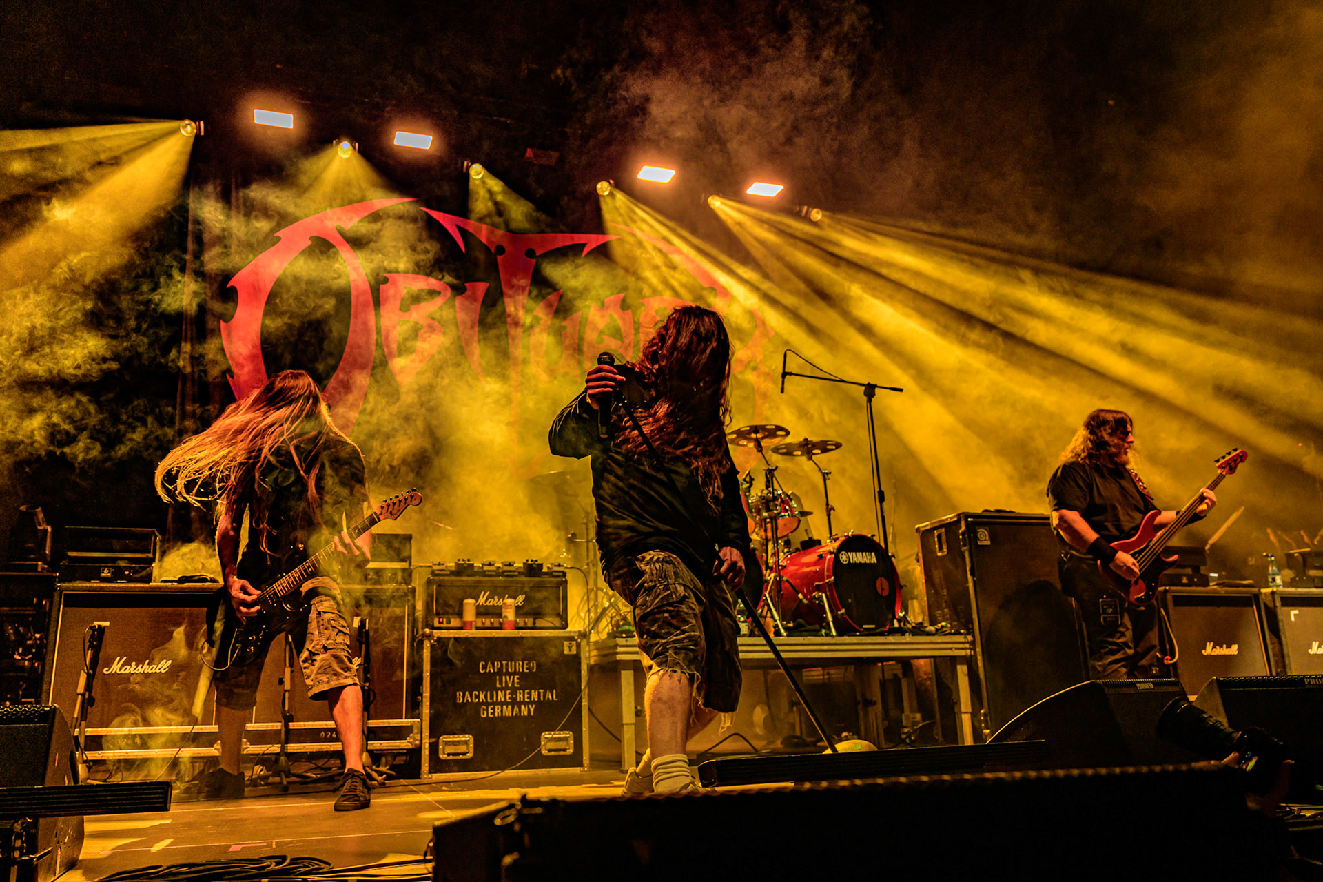 2024.11.21 Obituary - Spodek, Katowice, Polska. Jesus Piece, wraz z Obituary i Jinjer, dolaczyli do brazylijskiego zespolu metalowego Sepultura na europejskim etapie ich pozegnalnej trasy koncertowej.Obituary are:John Tardy – vocals,Donald Tardy – drums,Trevor Peres – rhythm guitar,Terry Butler – bass,Kenny Andrews – lead guitar, Knock Out Productions, fot. Andrzej Wasilkiewicz/Reporter