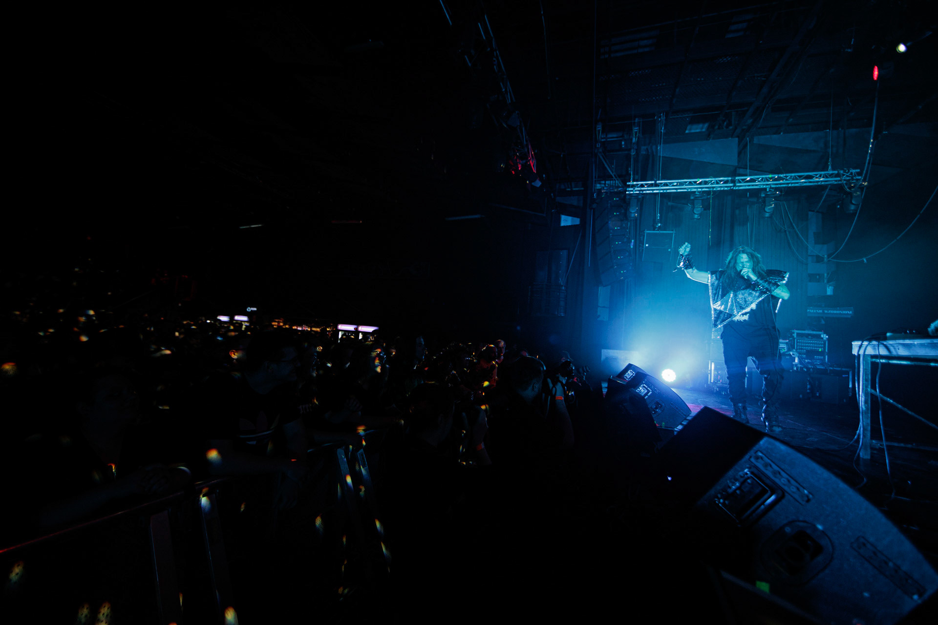 29.04.2022 Otto Von Schirach - nadrealna muzyka elektroniczna z elementami noise, gore grind, hip-hop, death metal. n/z Otto Von Schirach Produkcja Knock Out Productions, klub Progresja.Wytwornia Ipecac,fot. Andrzej Wasilkiewicz/Reporter