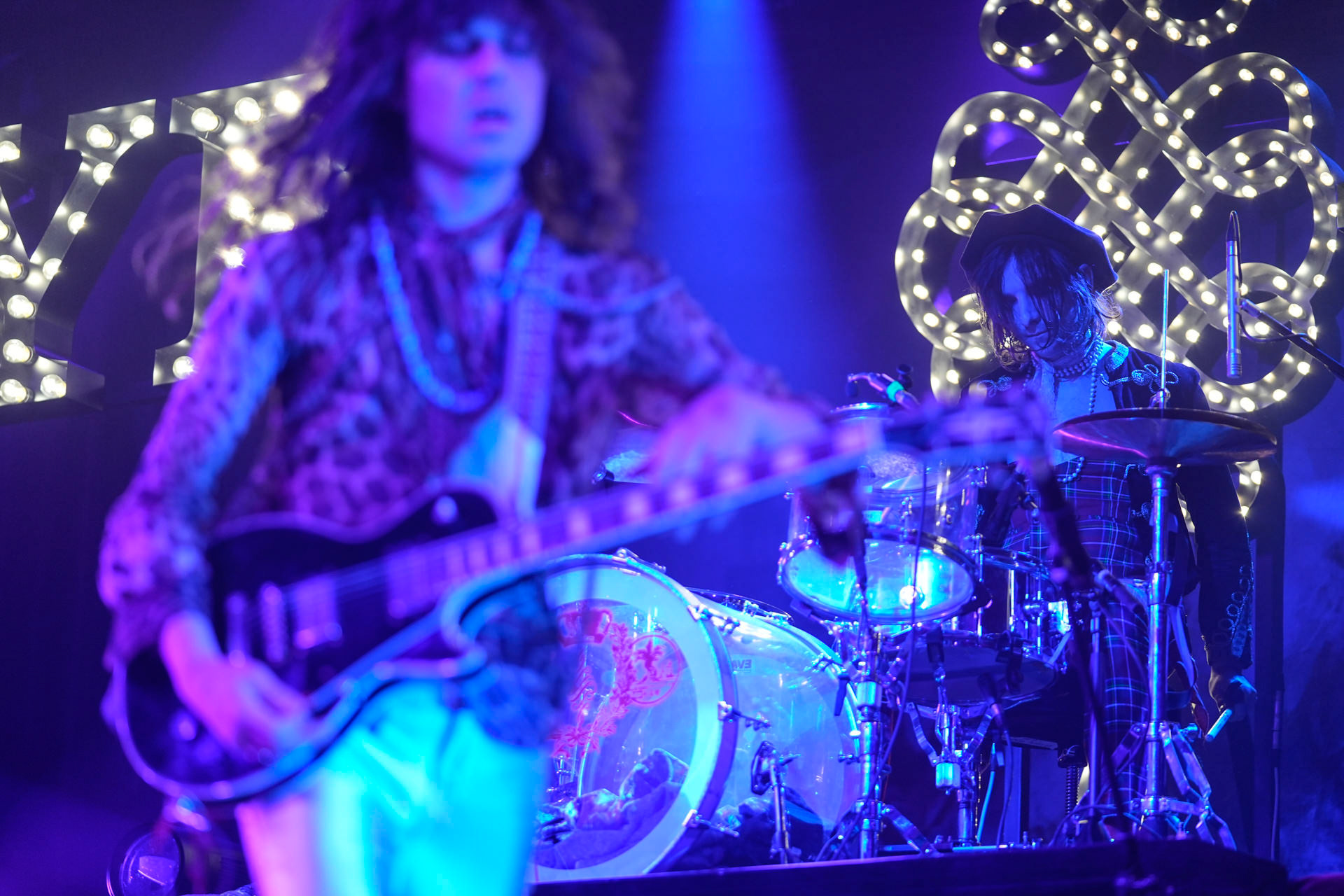 22.01.23 PALAYE ROYALE (Kanada / Sumerian Records) - fashion rock, alternative, glam rock, garage rock - w warszawskiej hali EXPO XXI. Winiary Bookings. Fot. Andrzej Wasilkiewicz/Reporter