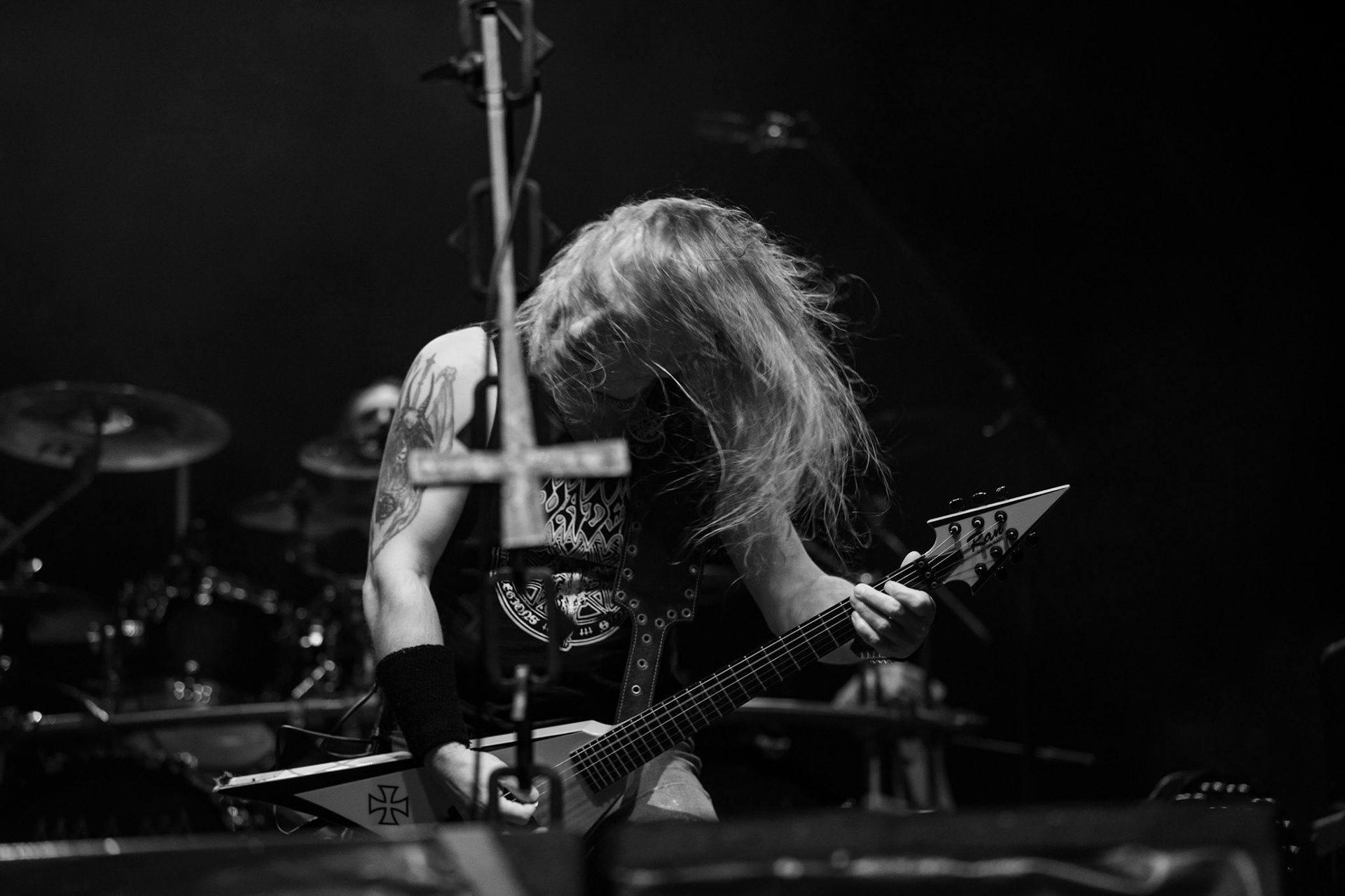 Vader - Death Metal - koncert w ramach Blitzkrieg MMXX warszawskia Progresja, Peter: Guitar + VocalsPajak: GuitarHal: BassJames: Drumsfot. Andrzej kaziq Wasilkiewicz/Reporter