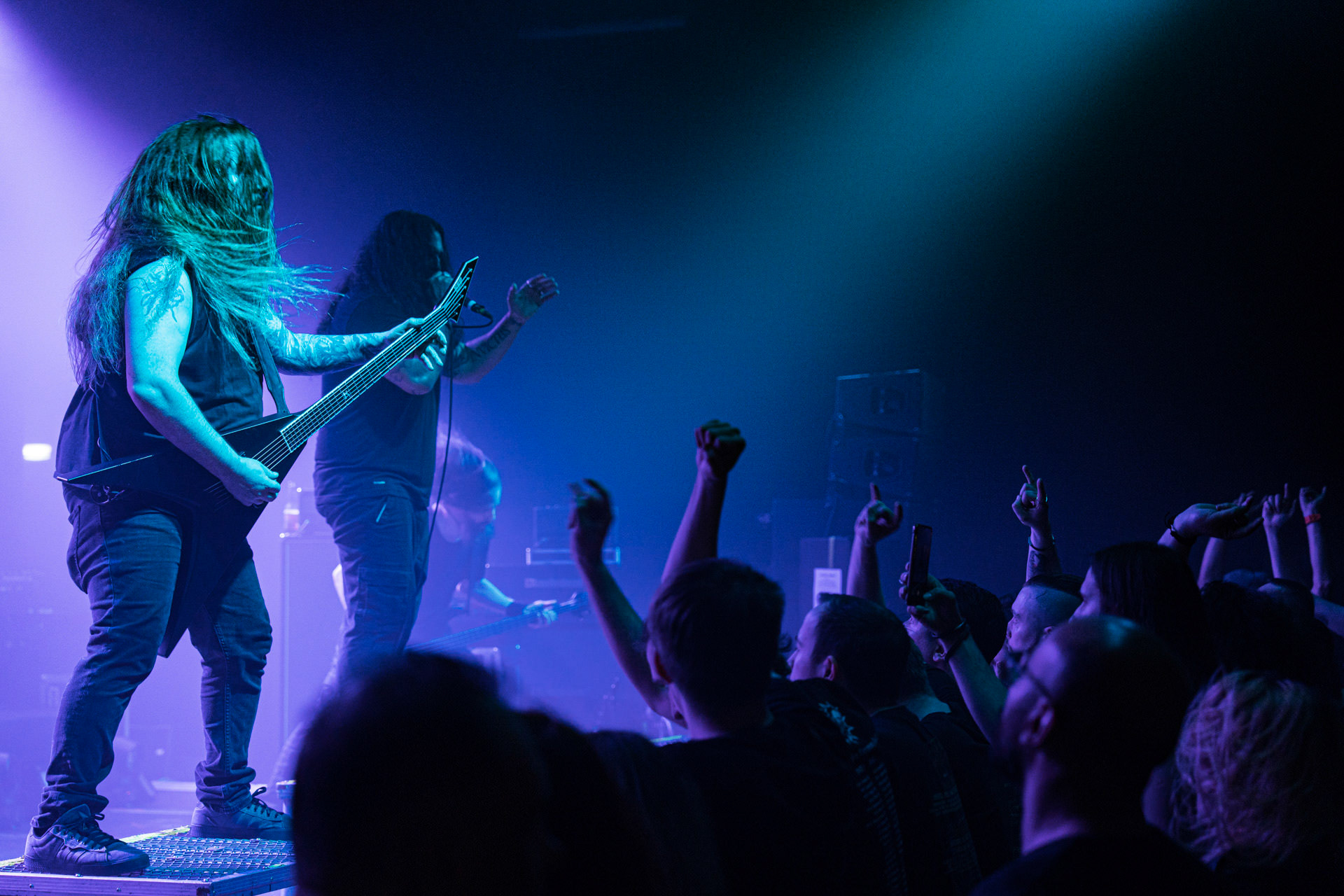 14.04.2023 Kataklysm - kanadyjski melodic death metal. Knock Out Productions, klub Progresja Warszawa. fot. Andrzej Wasilkiewicz/kaziq.com