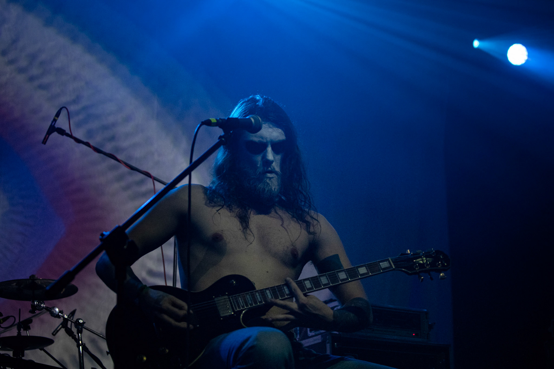 15.12.2019 koncert polskiego zespołu pieśni i końca Furia, Merry Christless 2019, Warszawa Klub Progresja,
zespół Nihila, kolektyw Let The World Burn, black metal, eksperymentalny metal, nekrofolk,
n/z Michał "Nihil" Kuźniak – wokal, sample, gitara, 
New Aeon Musick, Knock Out Productions
fot. Andrzej Wasilkiewicz/REPORTER