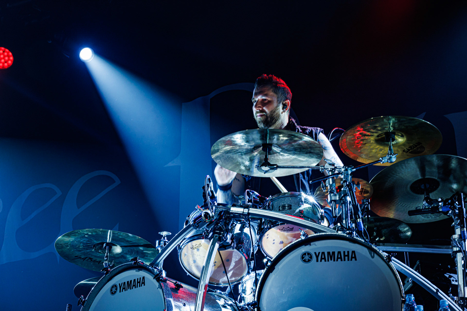 7.10.2022 Warszawski koncert Three Days Grace w klubie Progresja.Kanadyjczycy promuja nowy album EXPLOSIONS.n/z Barry Stock – gitara, n/z Brad Walst – gitara basowa, n/z Neil Sanderson – perkusja, instrumenty klawiszowe, n/z Matt Walst – wokal,Produkcja Knock Out Productions, Fot. Andrzej Wasilkiewicz/Reporter