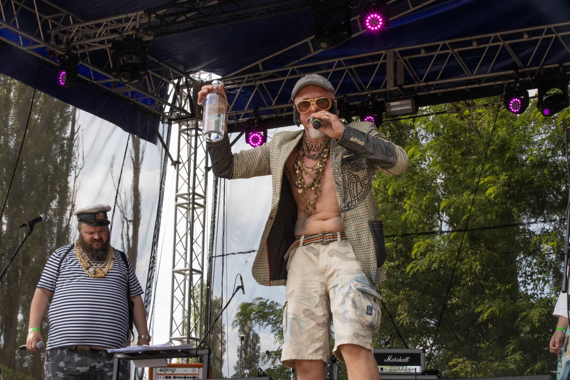 The Novorodkens i Hacrmistrz Gruczol- koncert Zacieralia w warszawskiej Progresji.Gramy Do Woli - Warszawa, Progresja.Fot. Andrzej Wasilkiewicz/Reporter