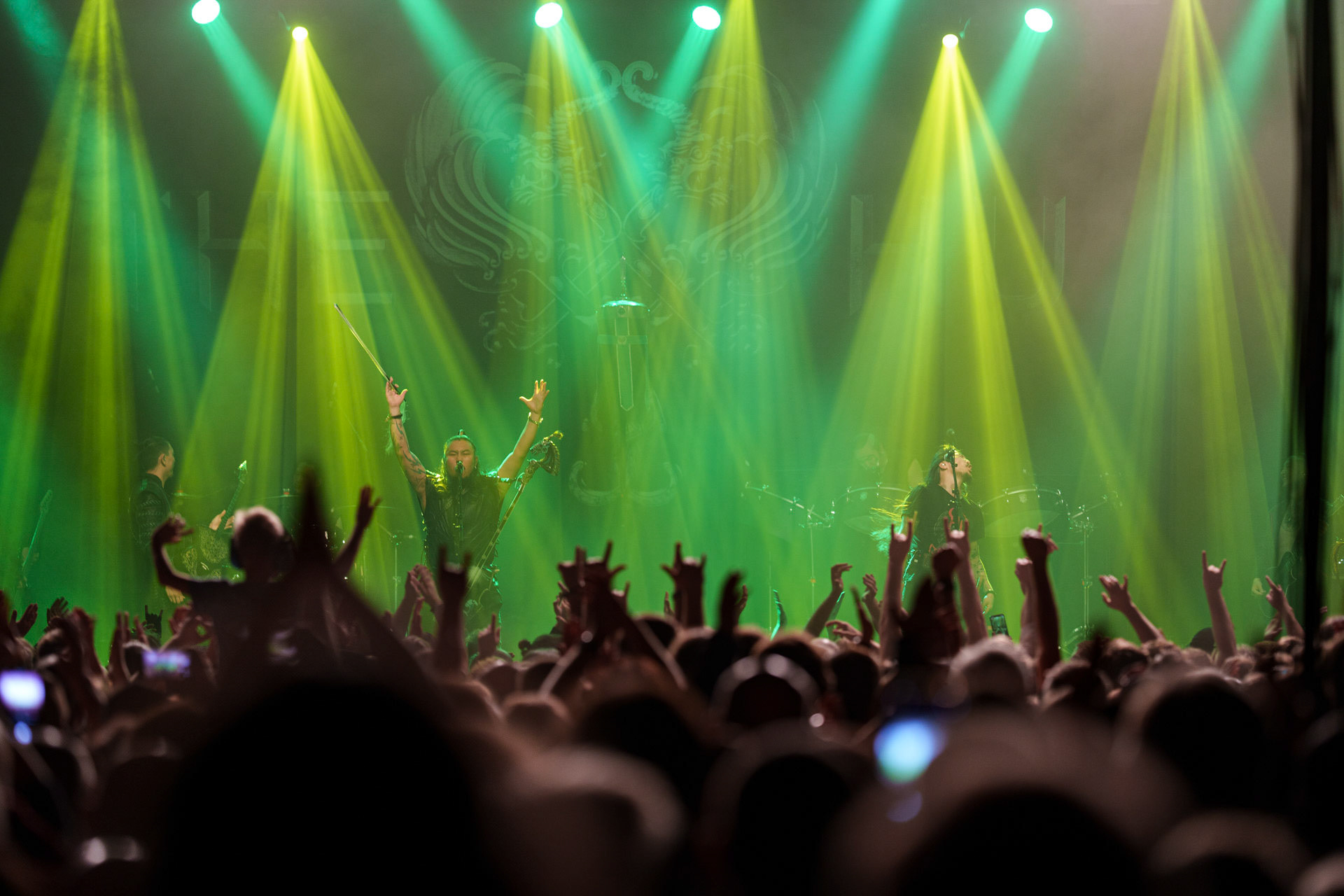 5.11.2022 The HU - koncert mongolskiej folk-metlowej grupy w warszawskiej Progresji.Produkcja Knock Out Productions,fot. Andrzej Wasilkiewicz/Reporter