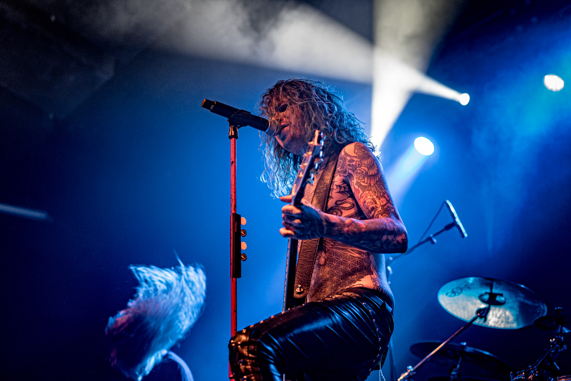 1.10.2022 Lost Society – na warszawskim koncercie trasy Sick and Dangerous Tour 2022 - finski thrash metalowy zespol, zalozony w 2010 roku w Jyvaskyla przez Samy Elbanna. W 2012 roku grupa wygrala w krajowych eliminacjach do Global Battle Of the Bands.  Lost Society zagrali przed BLIND CHANNEL w skladzieSamy Elbanna – wokal, gitara,Arttu Lesonen – gitara,Mirko Lehtinen – gitara basowa,Ossi Paananen – perkusja,Produkcja Winiary Bookings, klub Progresja, patronat Antyradio,fot. Andrzej Wasilkiewicz/Reporter