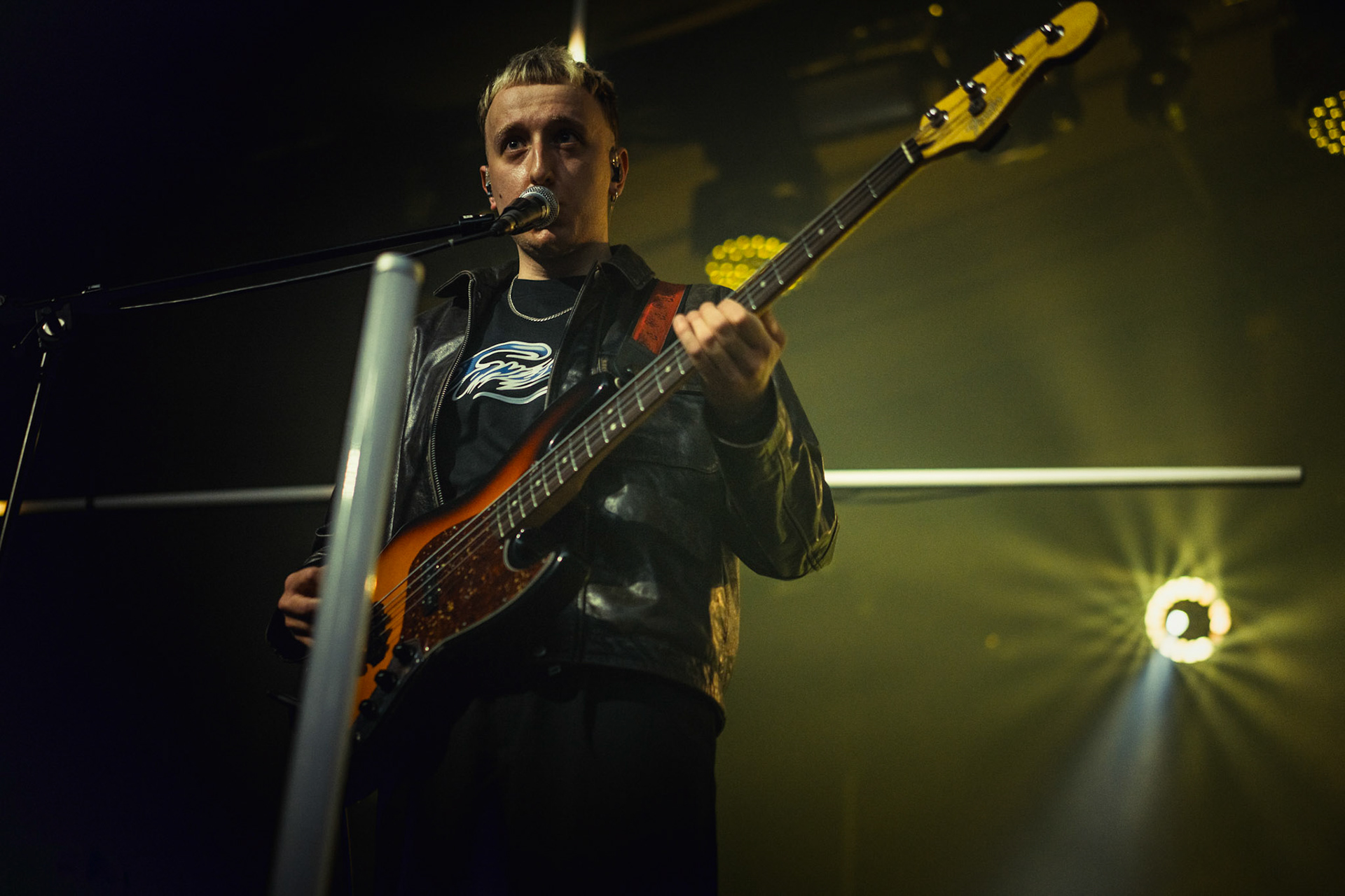 2023.12.15 WalusKraksaKryzys - Klub Stodola Warszawa wlasc. Sebastian Lukasz Gugulski – polski muzyk, grajacy muzyke z pogranicza indie rocka, post-punk revival i poezji spiewanej.fot. Andrzej Wasilkiewicz/REPORTER