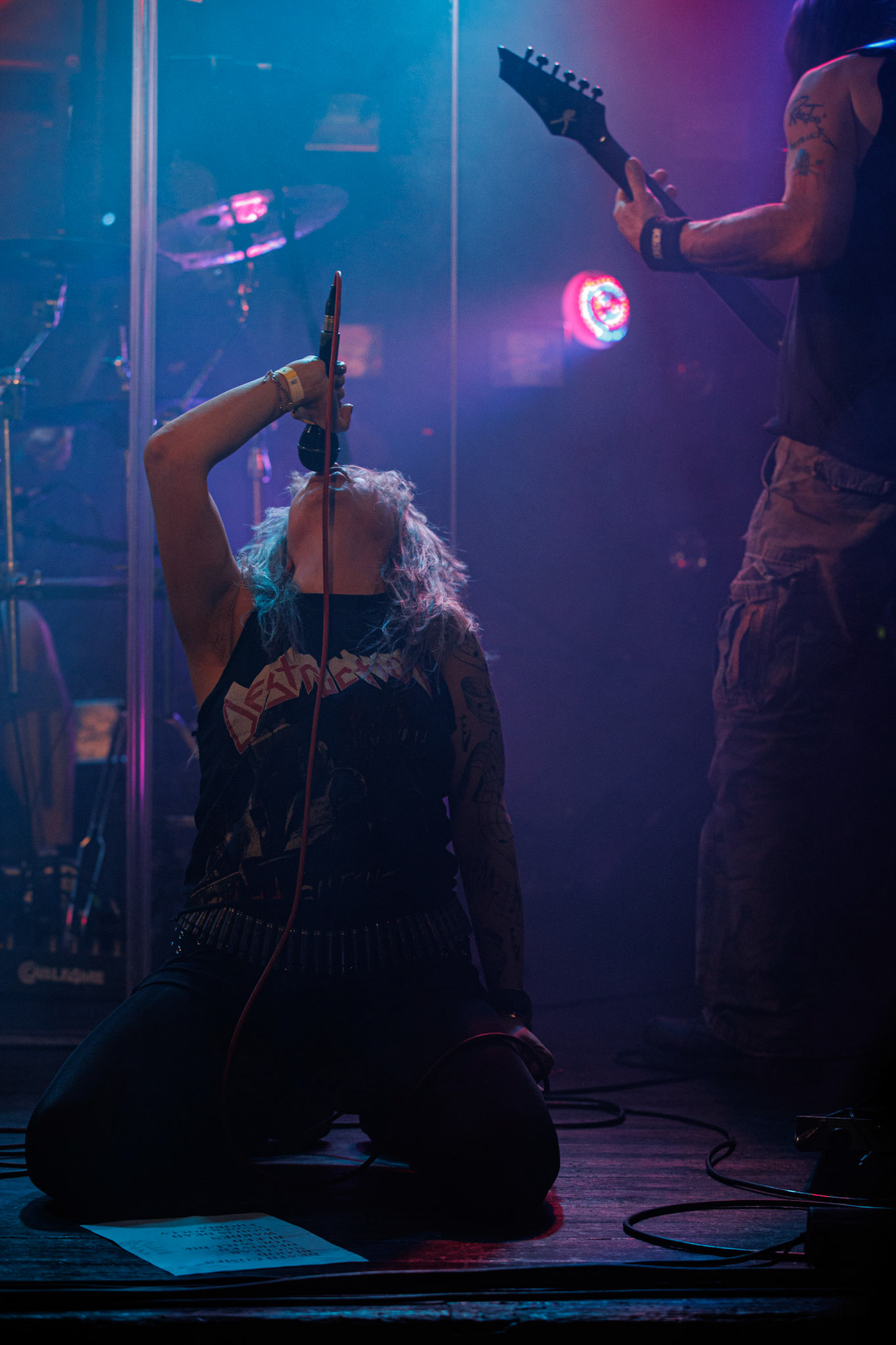 War-Saw - thrashmetal.Koncert Czwarta Fala MMXXII klub VooDoo Warszawa.n/z Marek Agnostic Molenda - gitara,n/z Tomek Zyclon Weglewski - bas,n/z Pawel Abaddon Rekowski - gitara,n/z Sylwia Papierska - wokal,n/z Pawel Pawulon Jaroszewicz - drums,Fot. Andrzej Wasilkiewicz/kaziq.com