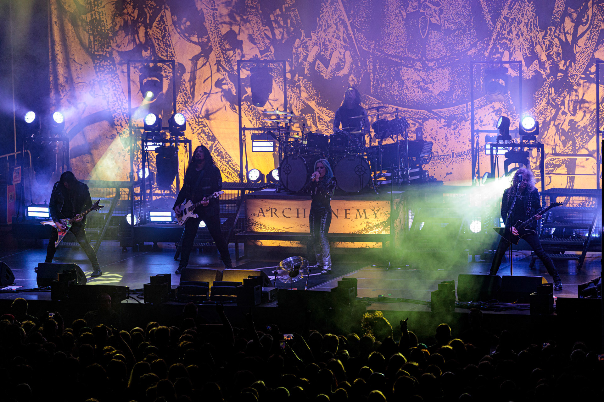 19.10.2022 ARCH ENEMY  - The European Siege 2022,Spodek Katowice Poland,fot. Andrzej Wasilkiewicz/Reporter