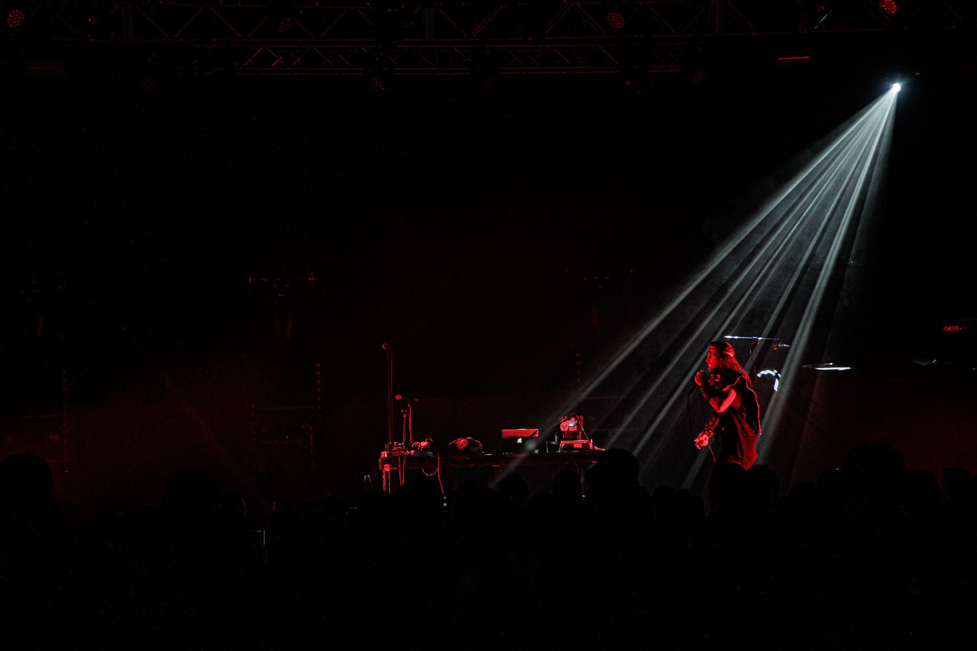 29.04.2022 Otto Von Schirach - nadrealna muzyka elektroniczna z elementami noise, gore grind, hip-hop, death metal. n/z Otto Von Schirach Produkcja Knock Out Productions, klub Progresja.Wytwornia Ipecac,fot. Andrzej Wasilkiewicz/Reporter