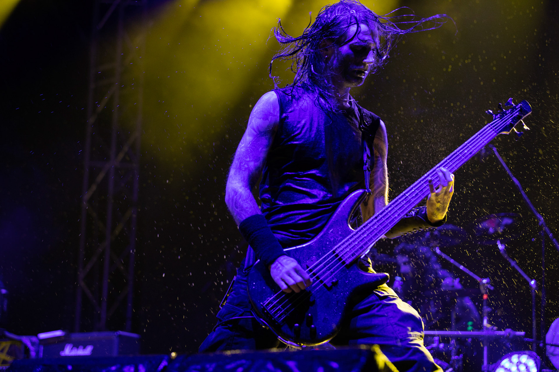 Marduk, koncert w ramach Blitzkrieg MMXX warszawska Progresja, black metal, Szwecja, Massive Music Rock The Nation America.fot. Andrzej kaziq Wasilkiewicz/Reporter